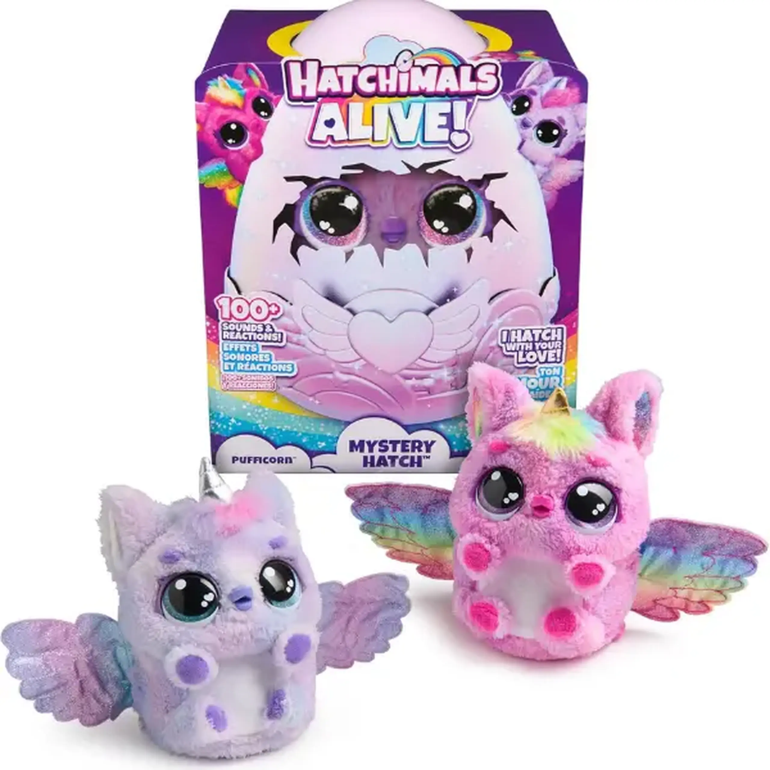 Set de joc,,Ouă Hatchimals - Pufficorn"