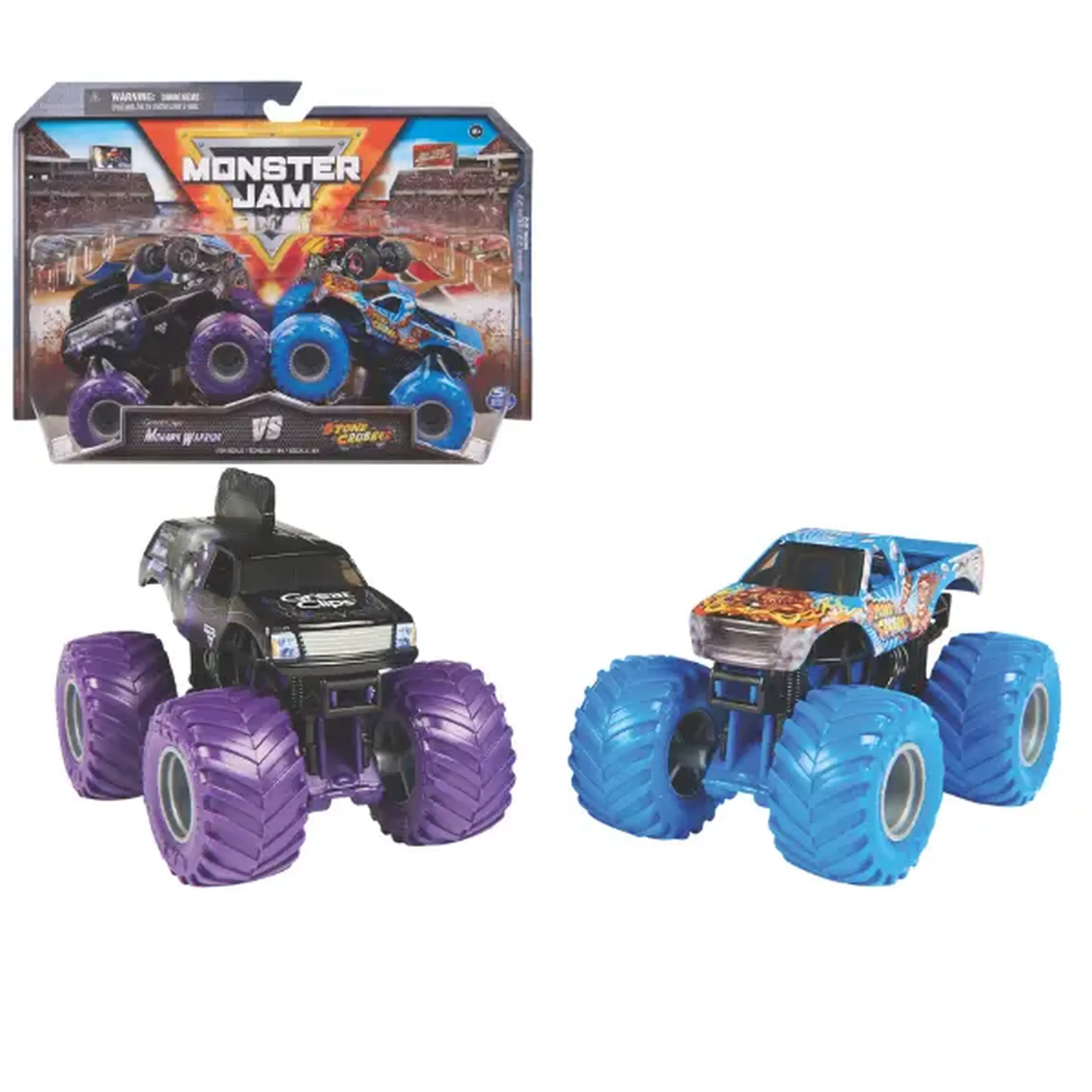1:64 Set mașinuțe metalice Monster Jam scară, ass.