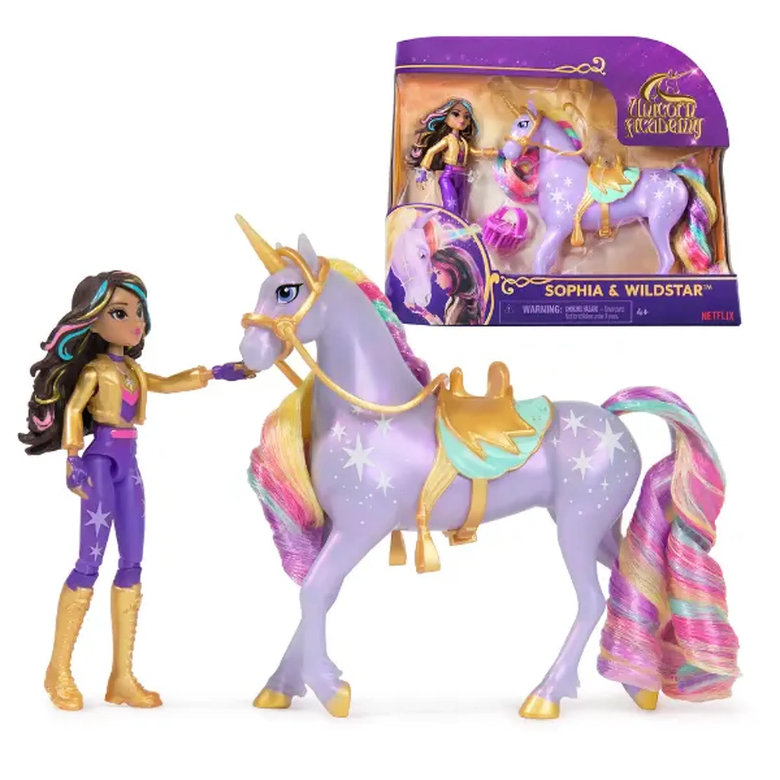 Set de joacă,,Academia Unicornilor: Păpușele și Unicornul", ass.