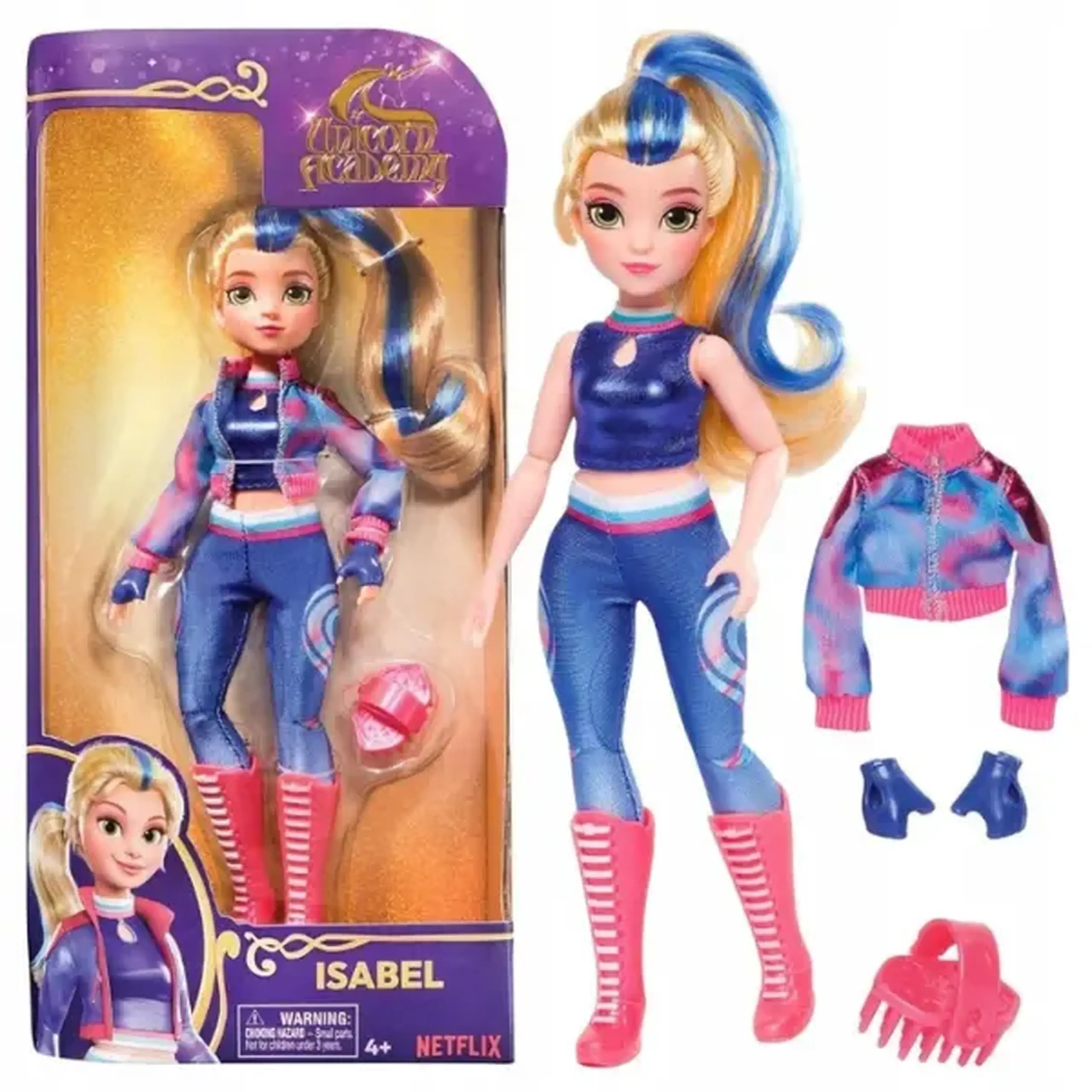 Set de joacă,,Academia Unicornilor: Selecție de Păpuși la Modă", 3 modele