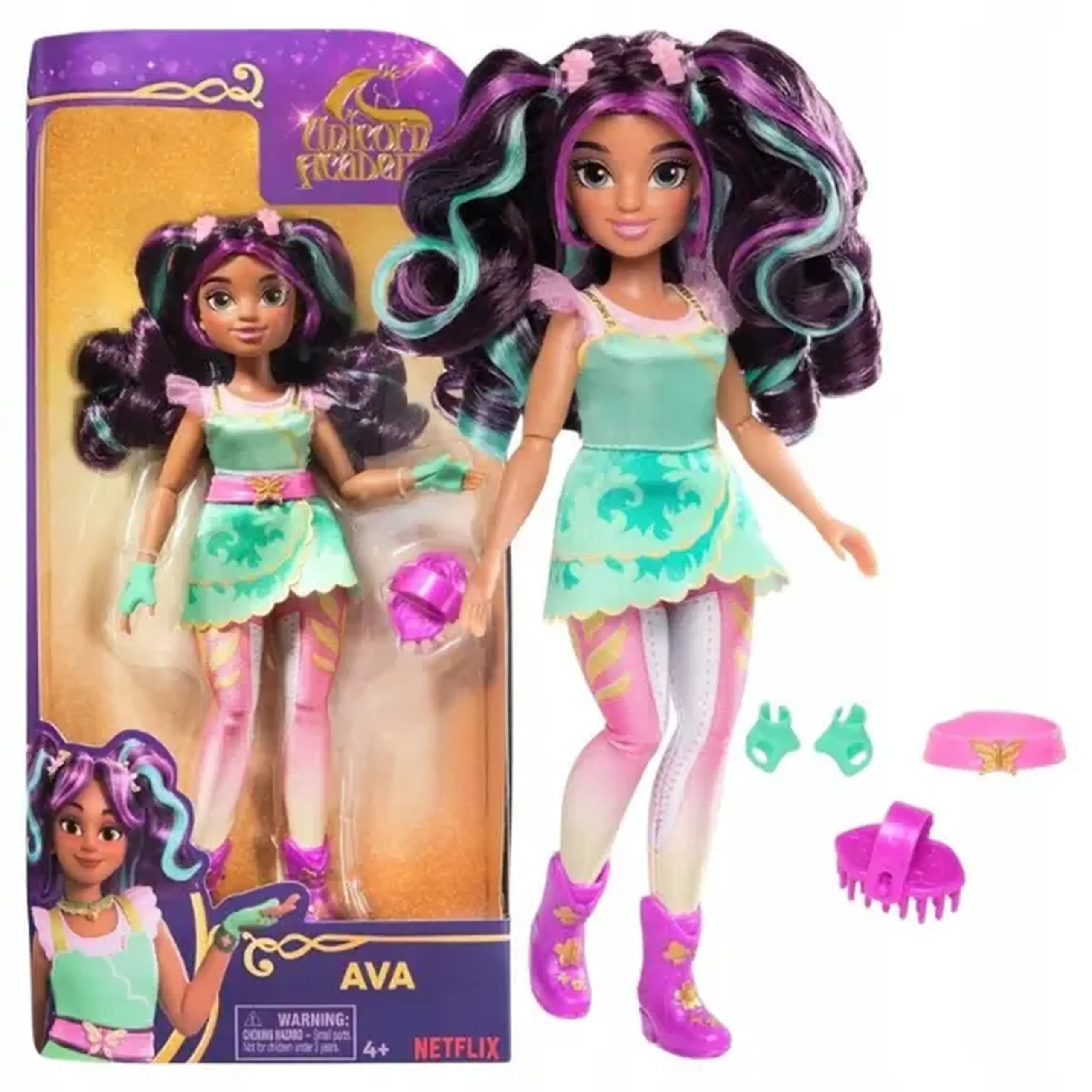 Set de joacă,,Academia Unicornilor: Selecție de Păpuși la Modă", 3 modele