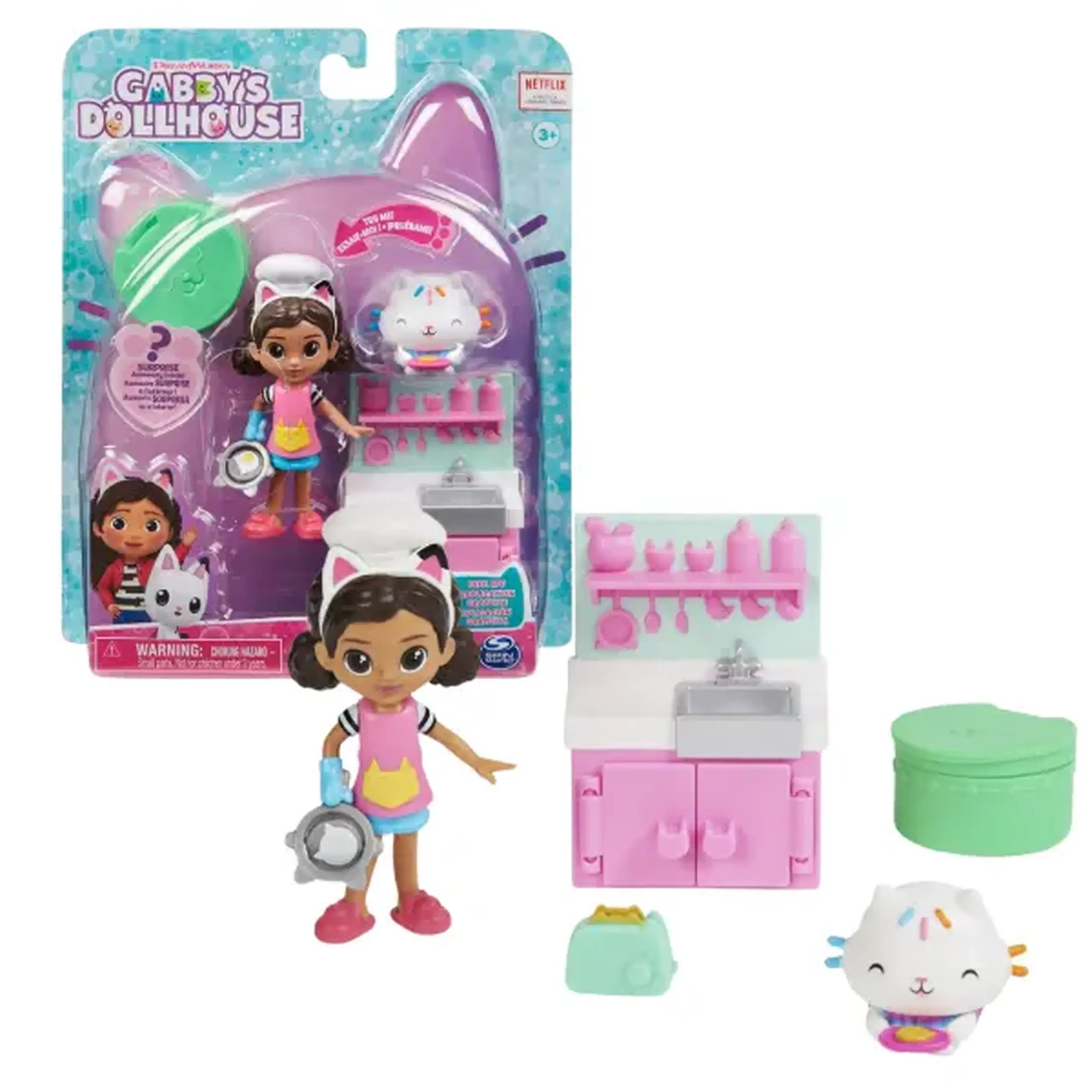 Mini-Set gătim cu Gabby", seria "Gabby's Dollhouse"