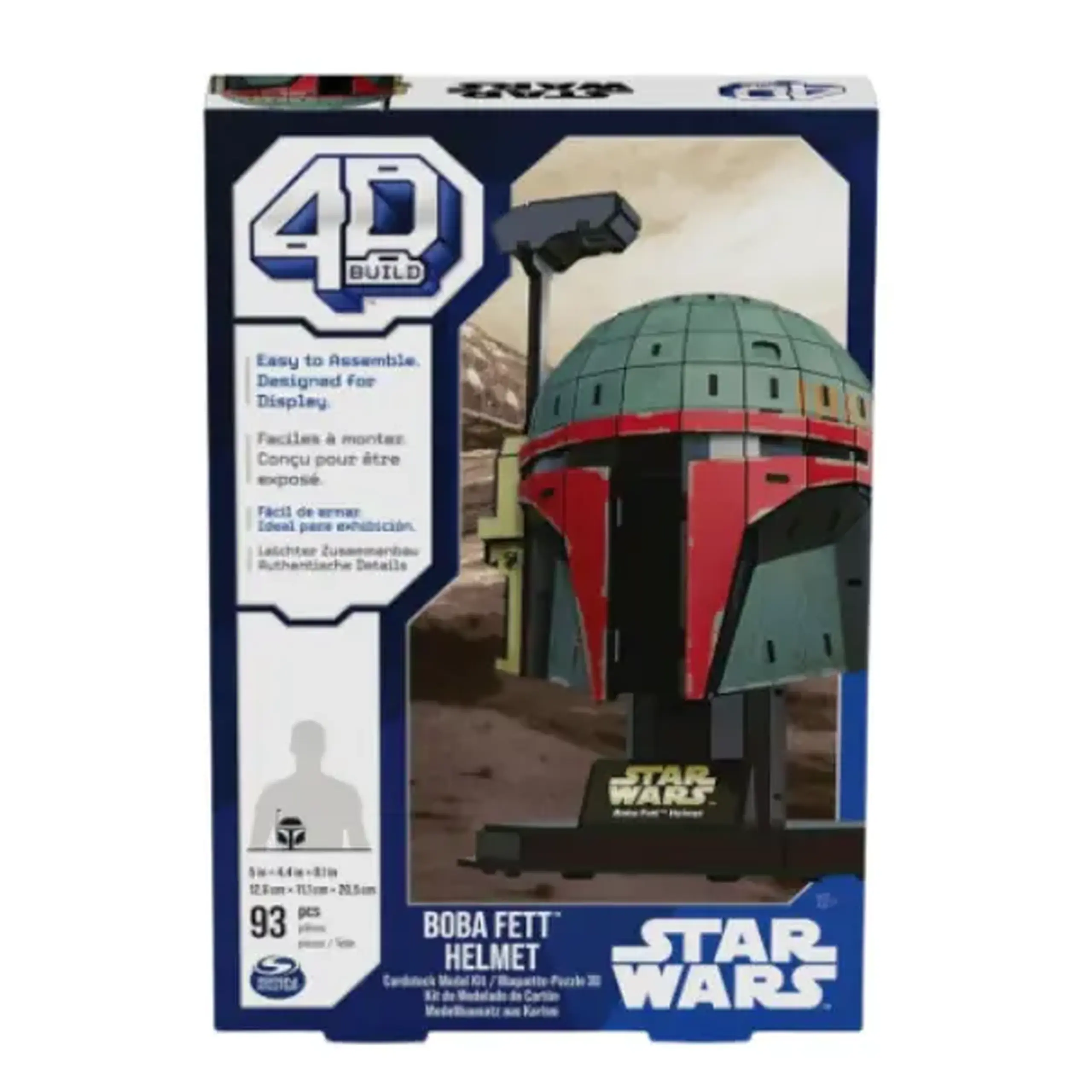 4D Puzzle: "Casca lui Boba Fett", seria "Star Wars", 93 el.