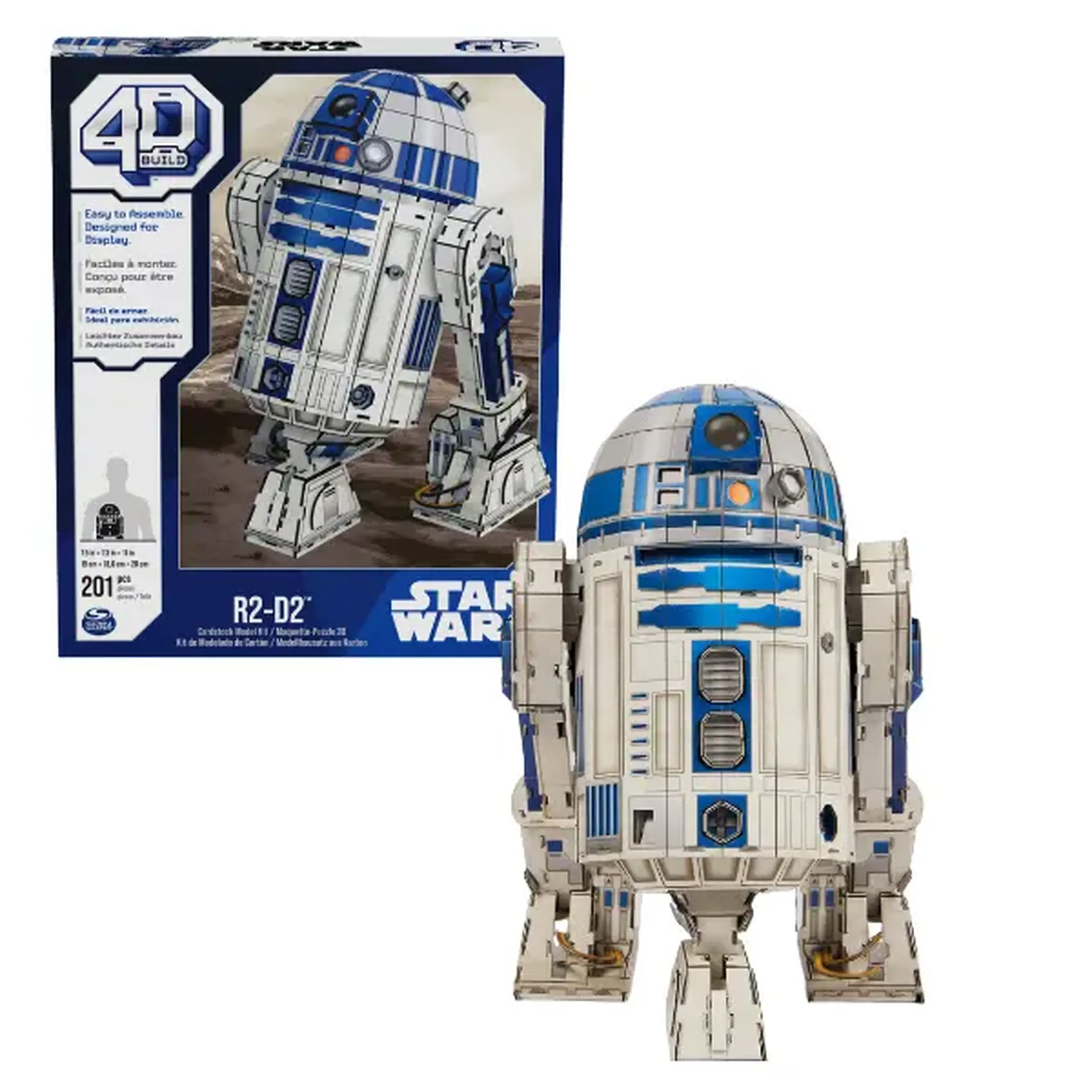 4D Puzzle: Robotul R2D2, seria "Star Wars", 201 el.