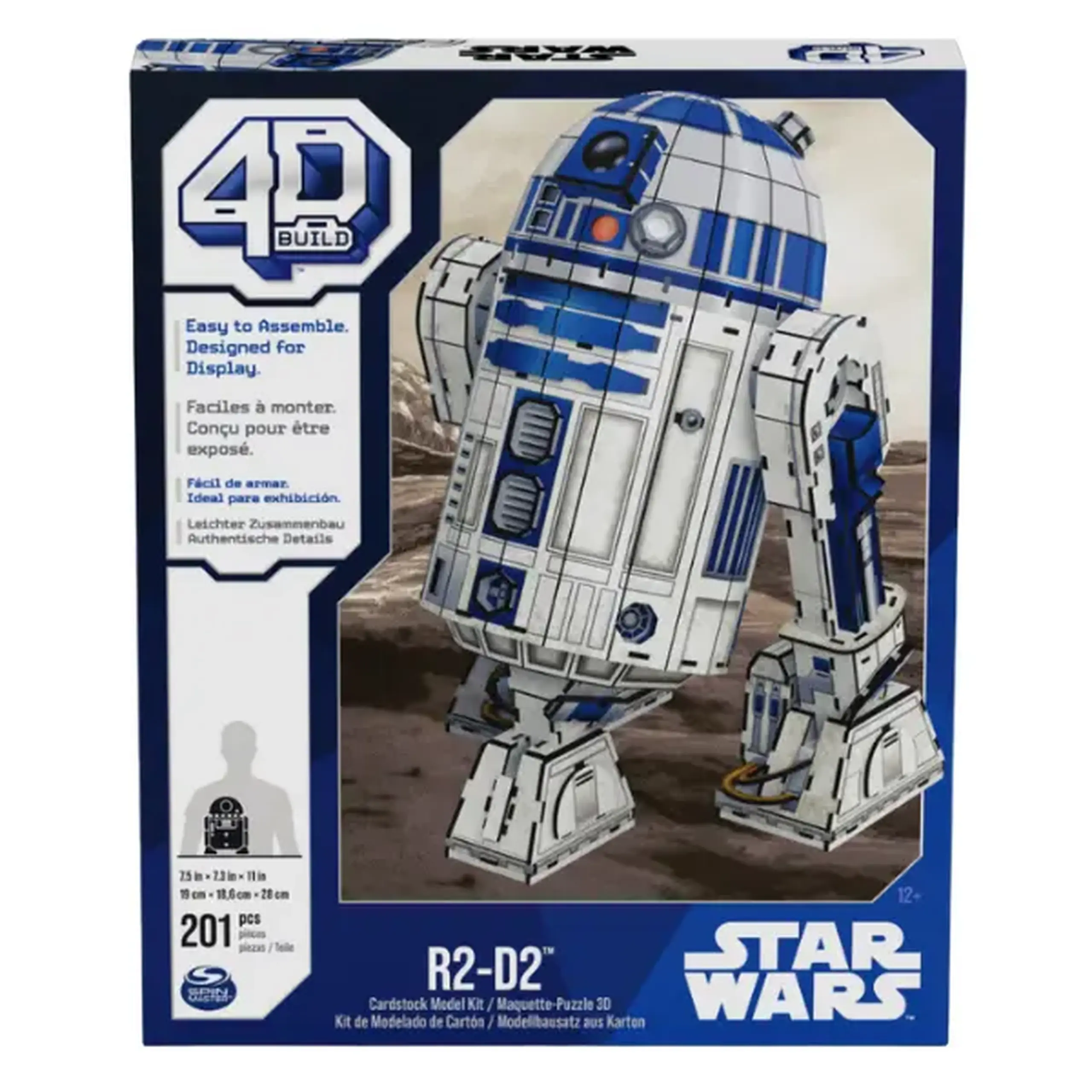 4D Puzzle: Robotul R2D2, seria "Star Wars", 201 el.