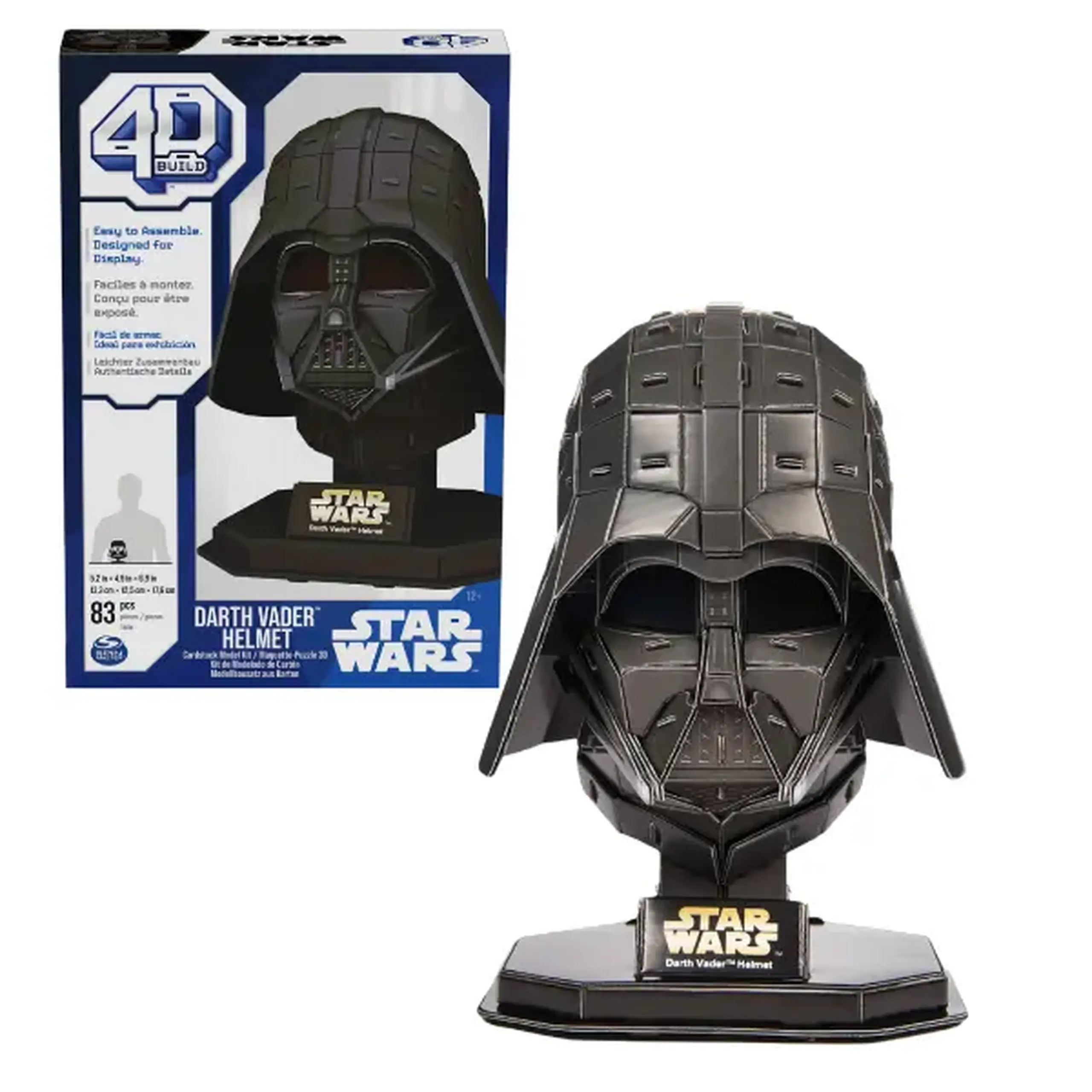 Puzzl 4D: Casca lui Darth Vader, seria "Star Wars", 83 piese
