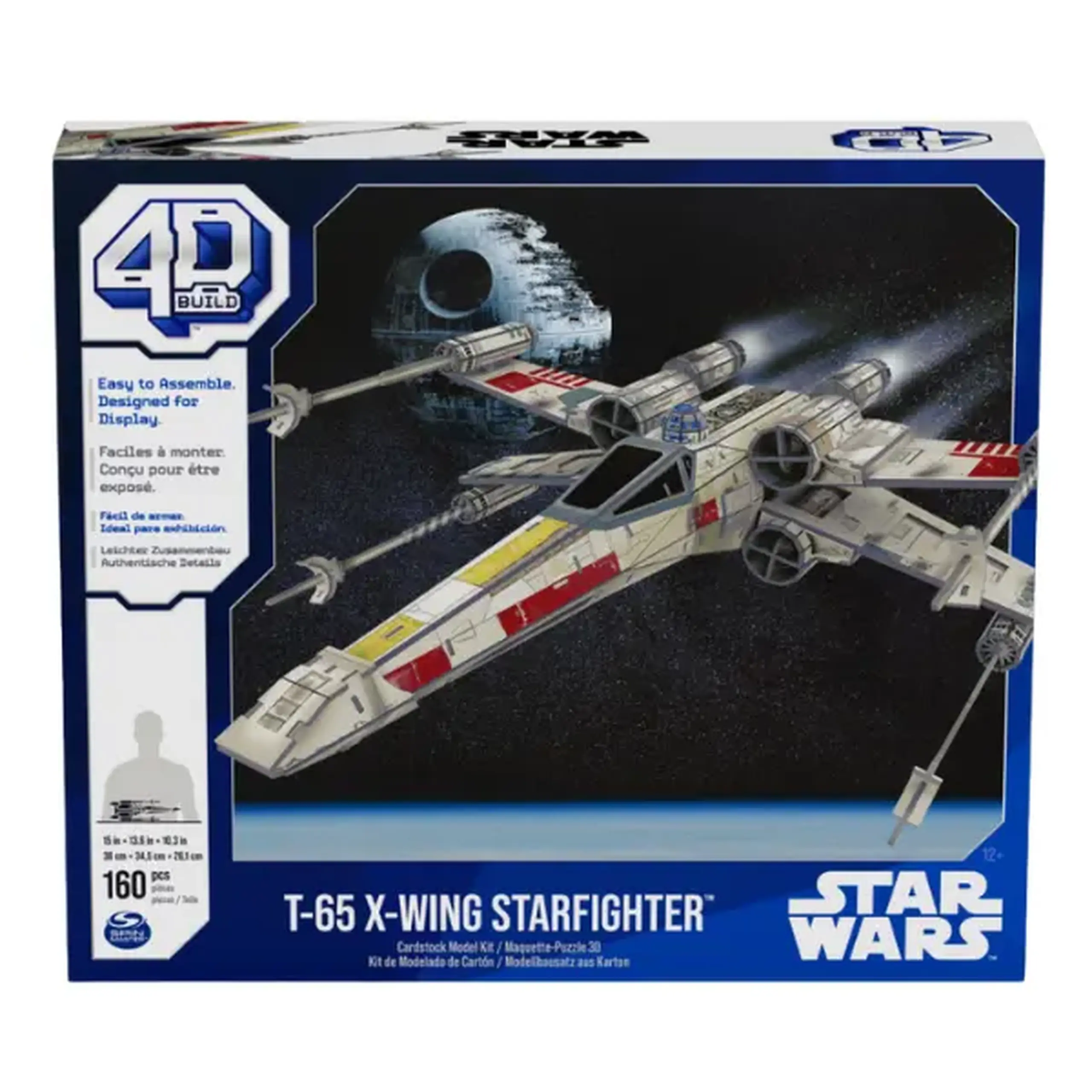 Puzzl 4D: Nava Spațială Xwing, seria "Star Wars", 160 piese