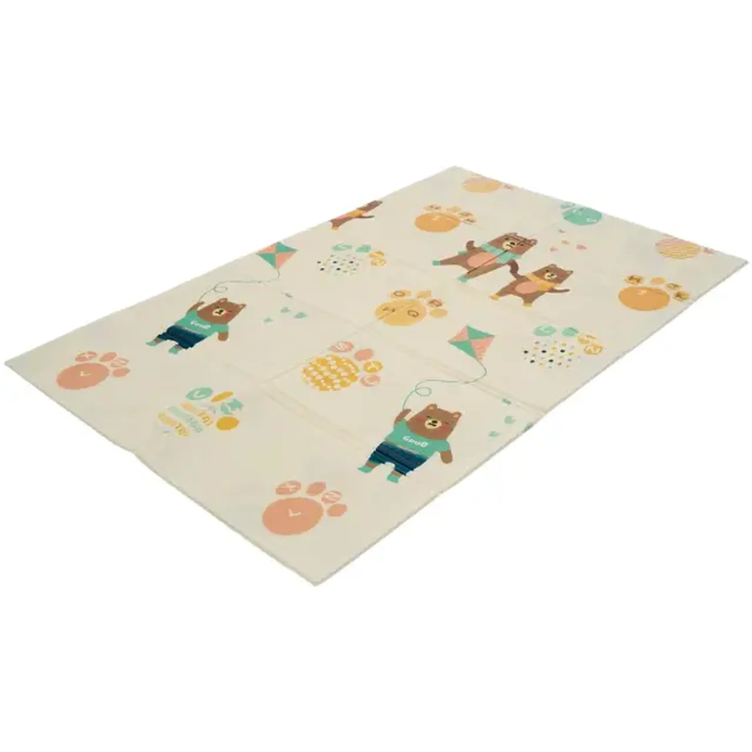 Covoras educativ cu 2 fete din spumă (alfabet), 180 x 120 x 1 cm