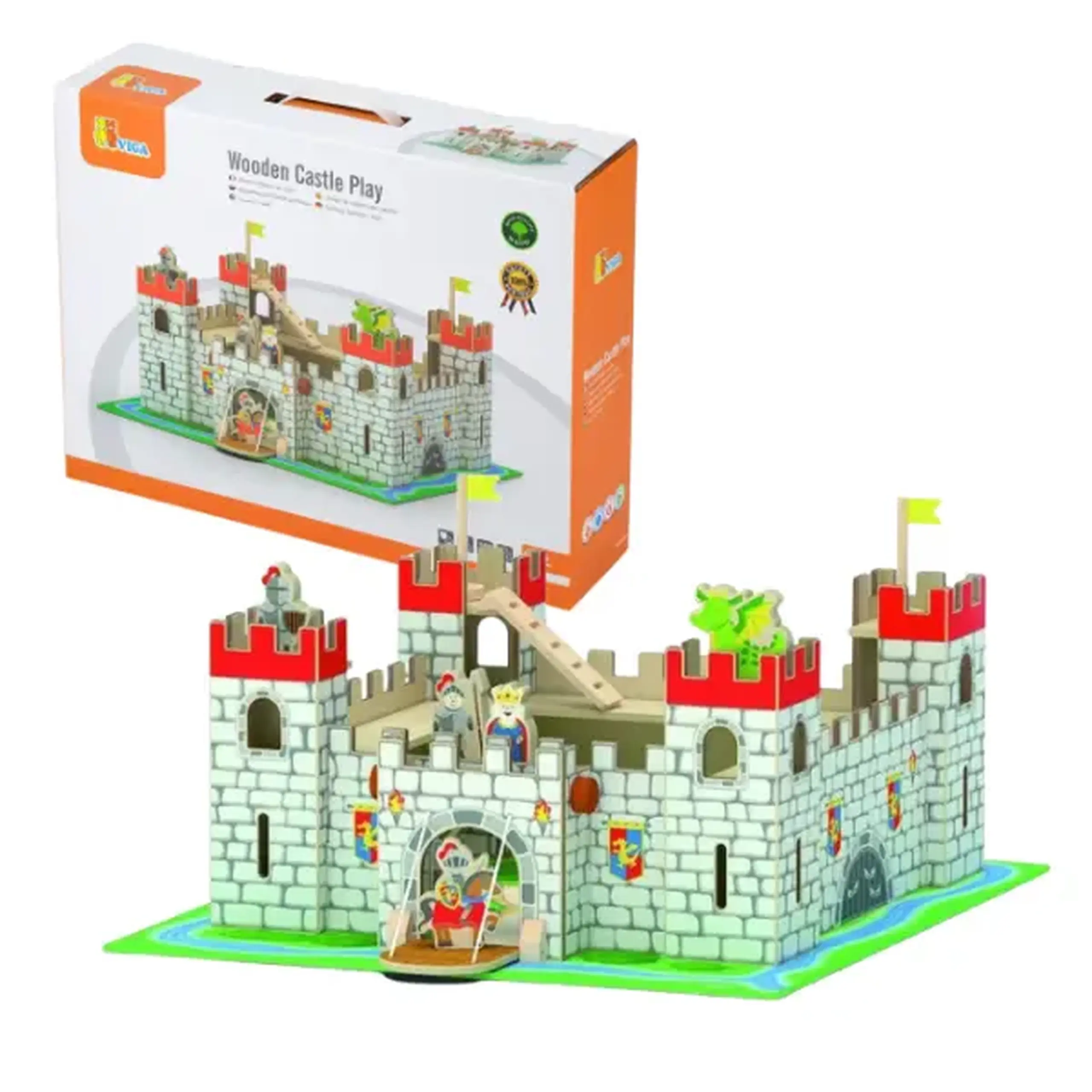 Setul de joacă din lemn "Castelul fermecat"