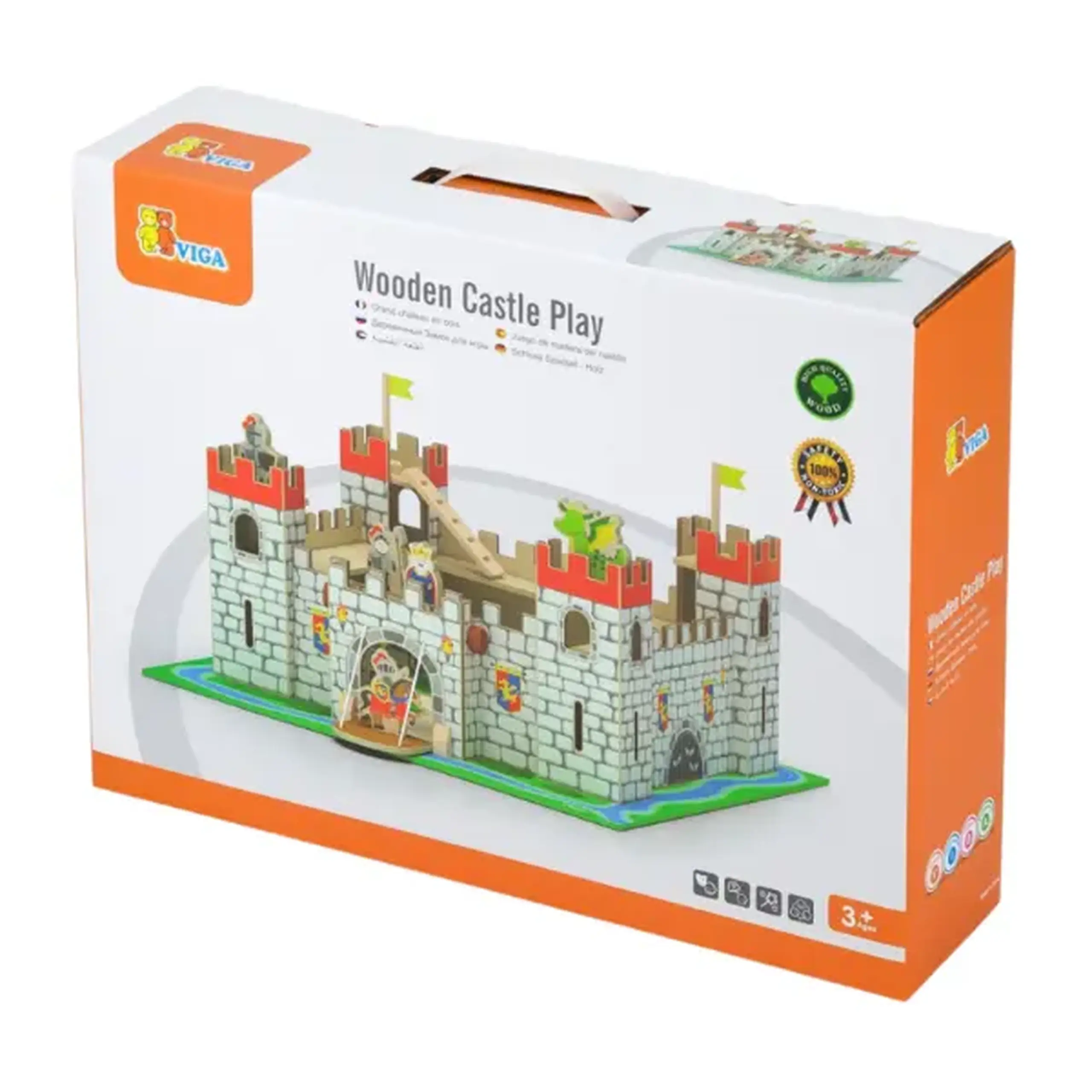 Setul de joacă din lemn "Castelul fermecat"