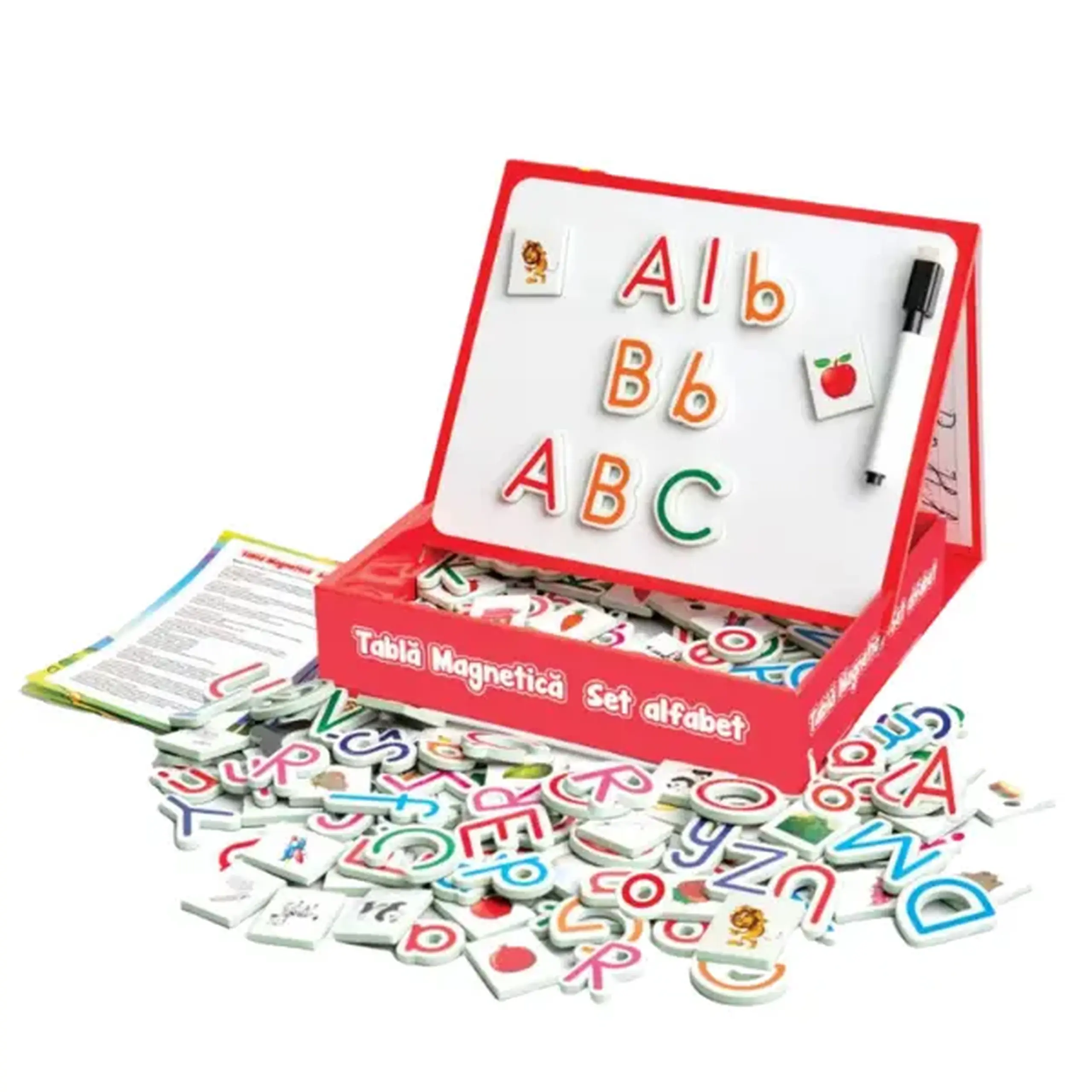 Joc educativ "Alfabetul pe tablă magnetică", (ro), Smile Games