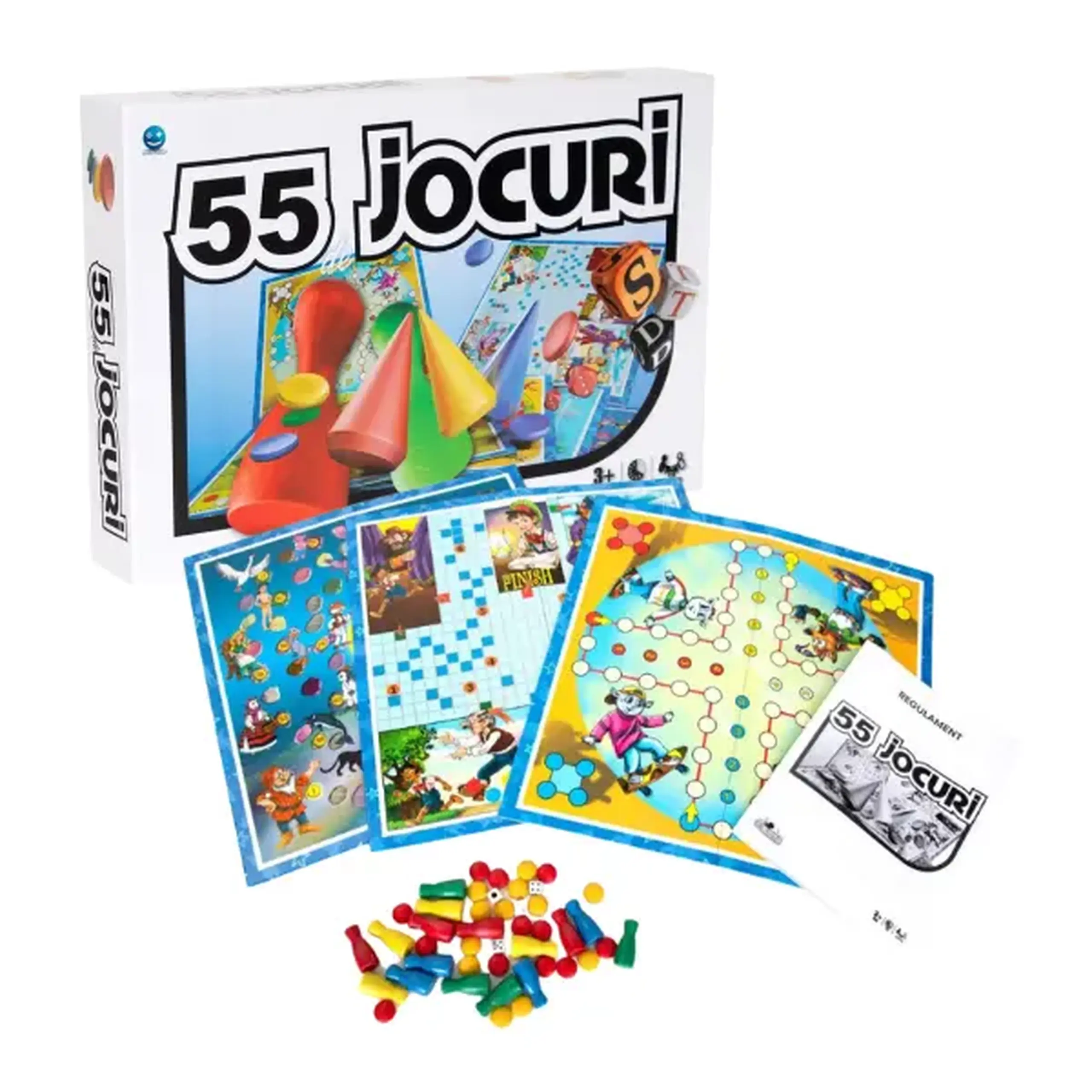 Joc de societate "55 în 1", (ro), Smile Games