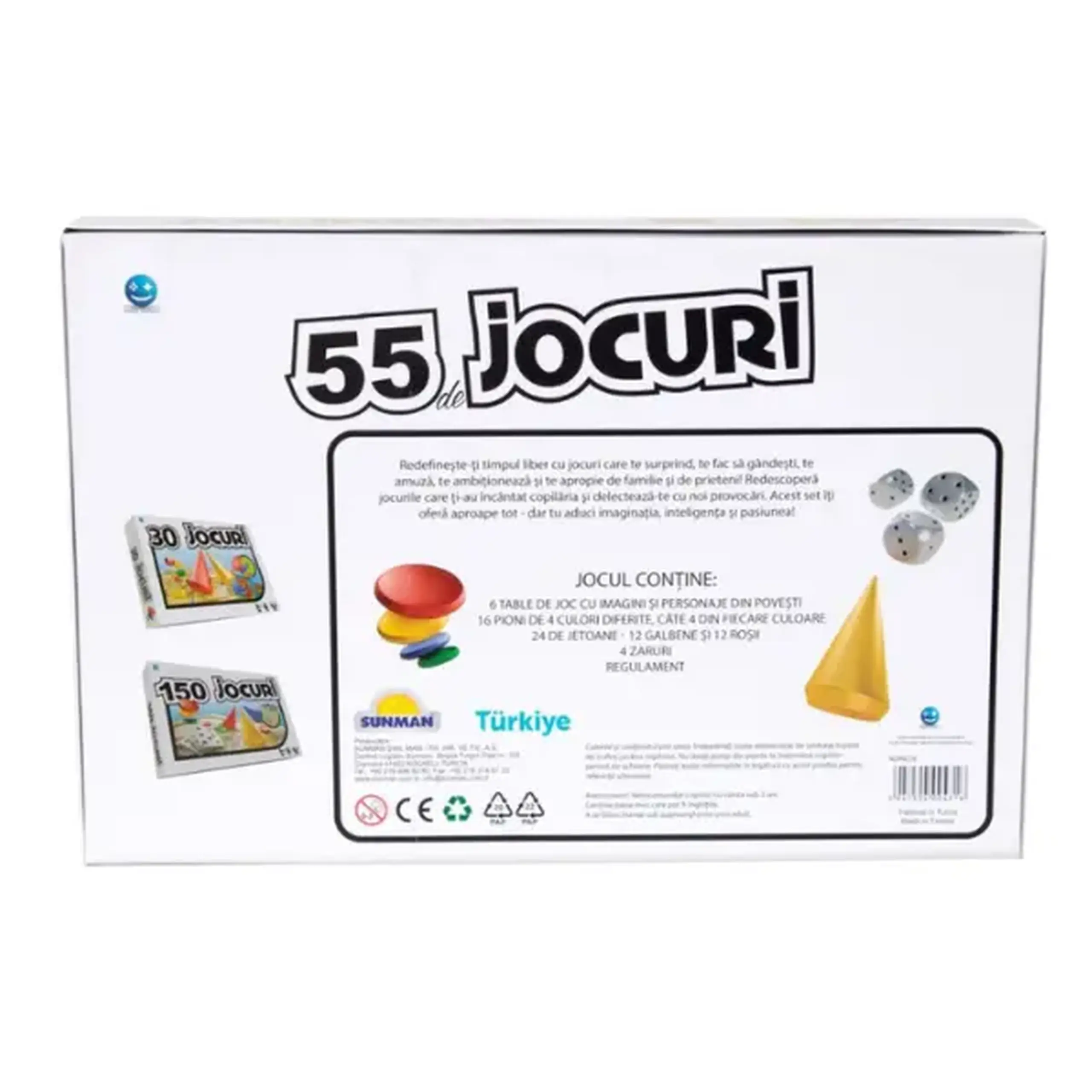 Joc de societate "55 în 1", (ro), Smile Games