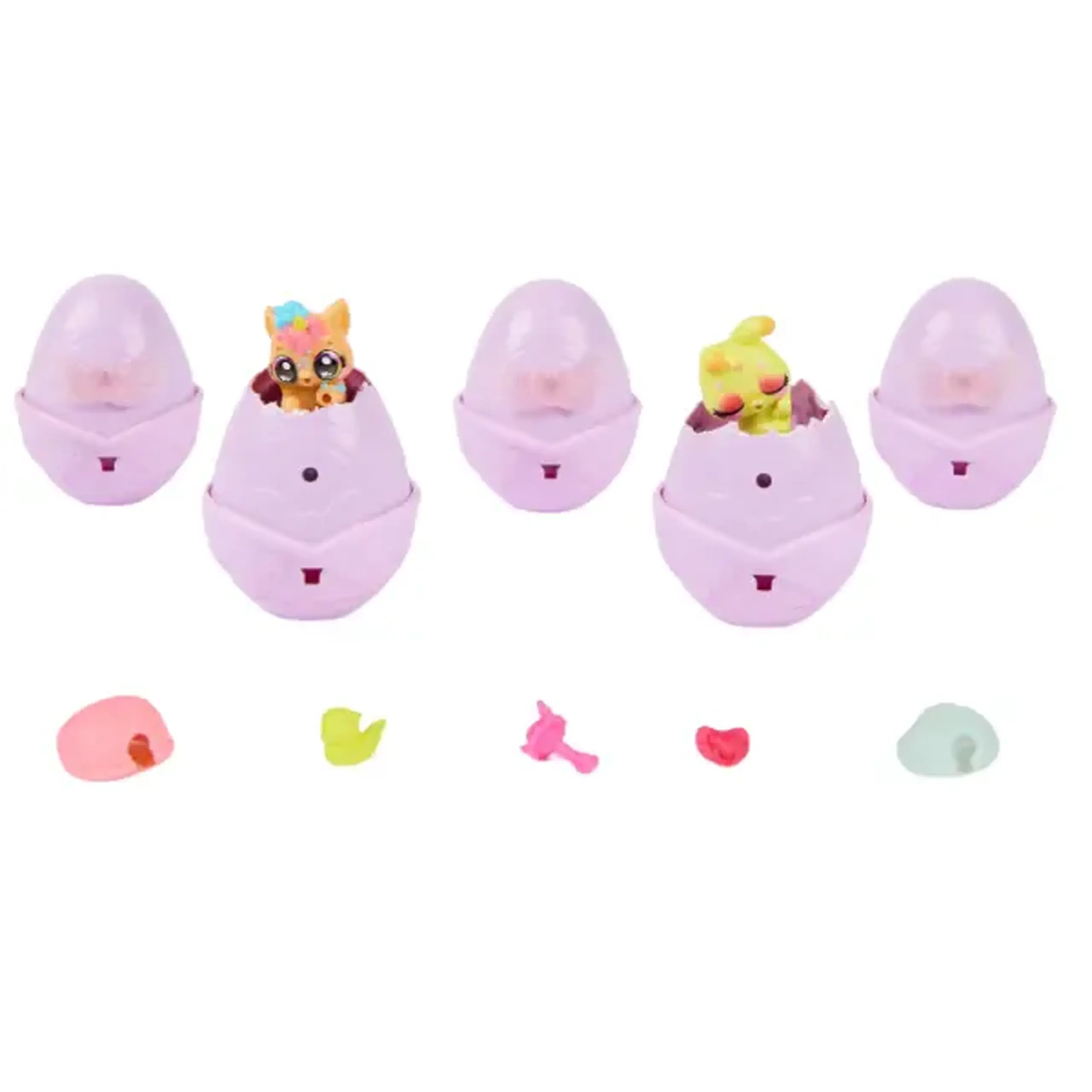 Set de joc "Rainbow Splash" cu mini-figurine și accesorii, Hatchimals Alive