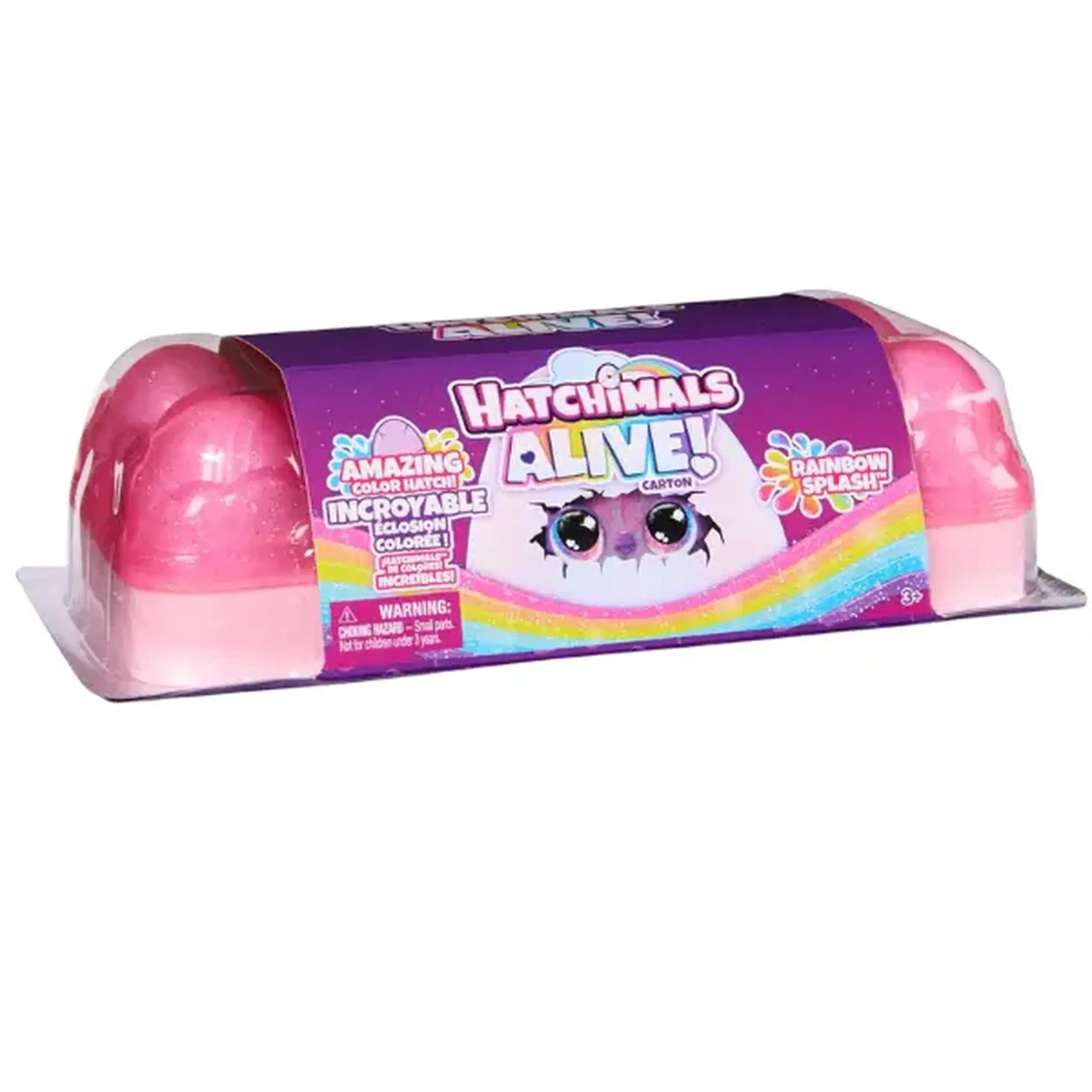 Set de joc "Rainbow Splash" cu mini-figurine și accesorii, Hatchimals Alive