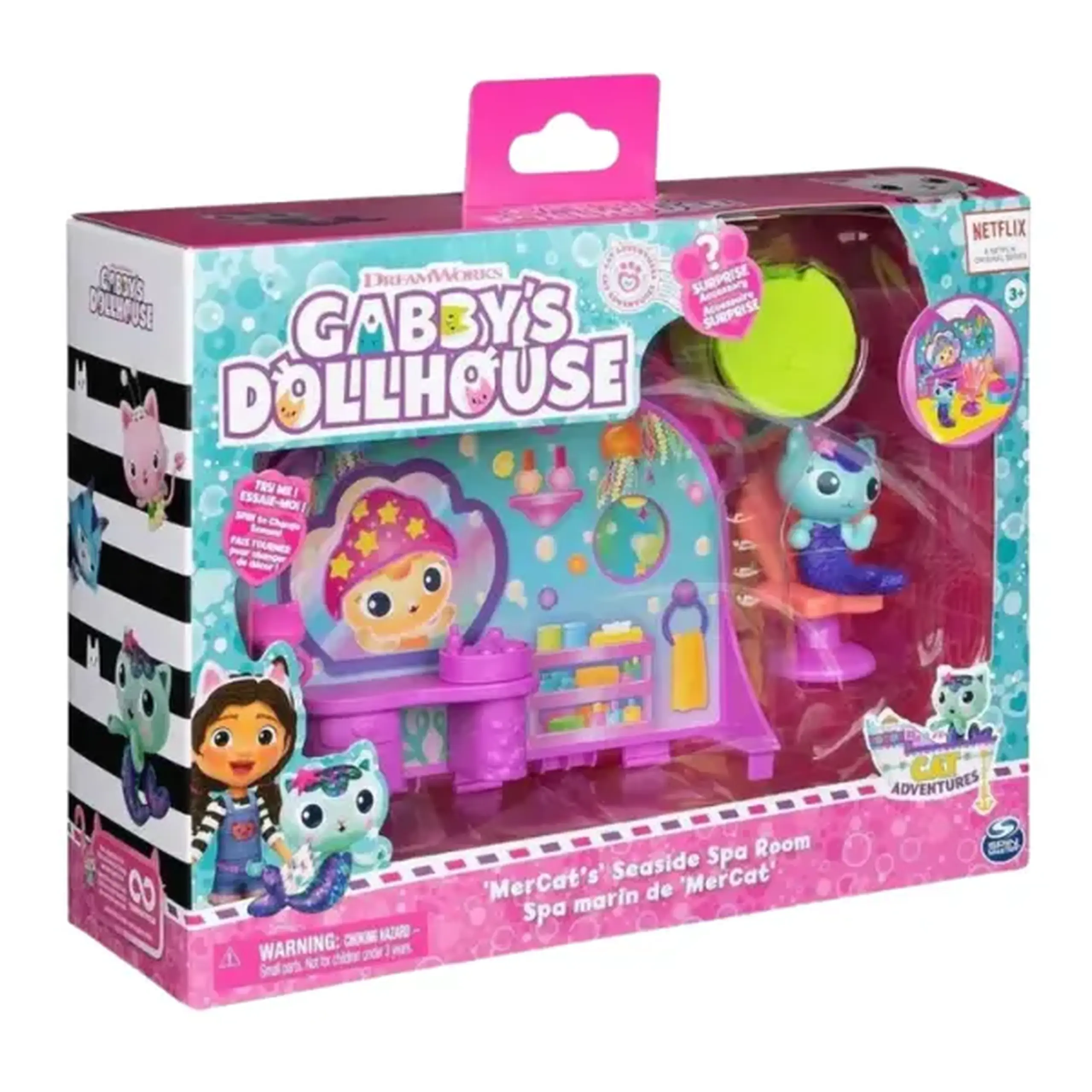 Setul "Camera de spa" + accesorii, seria Gabby's Dollhouse