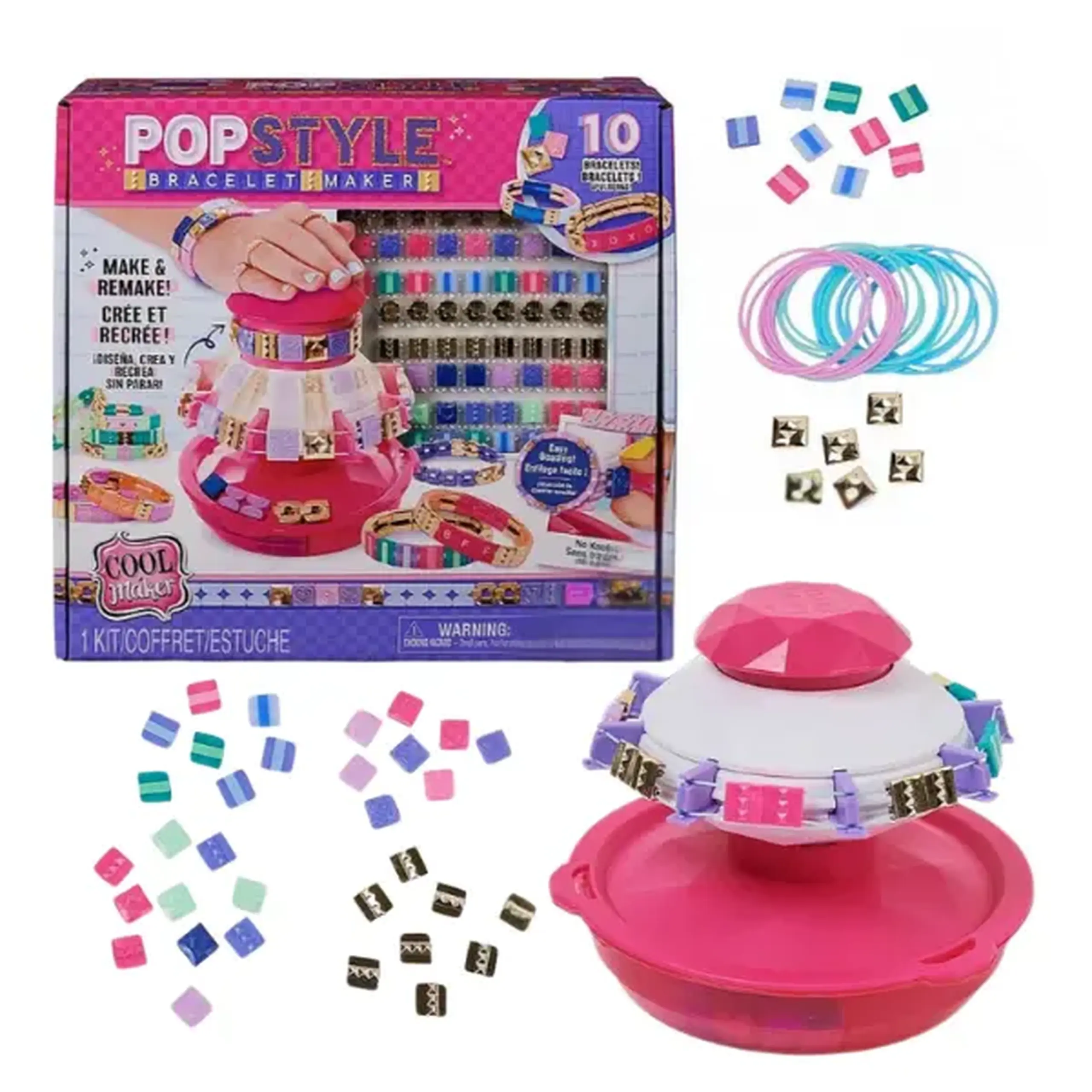 Set creativ: Crearea brățărilor, seria Cool Maker Pop Style