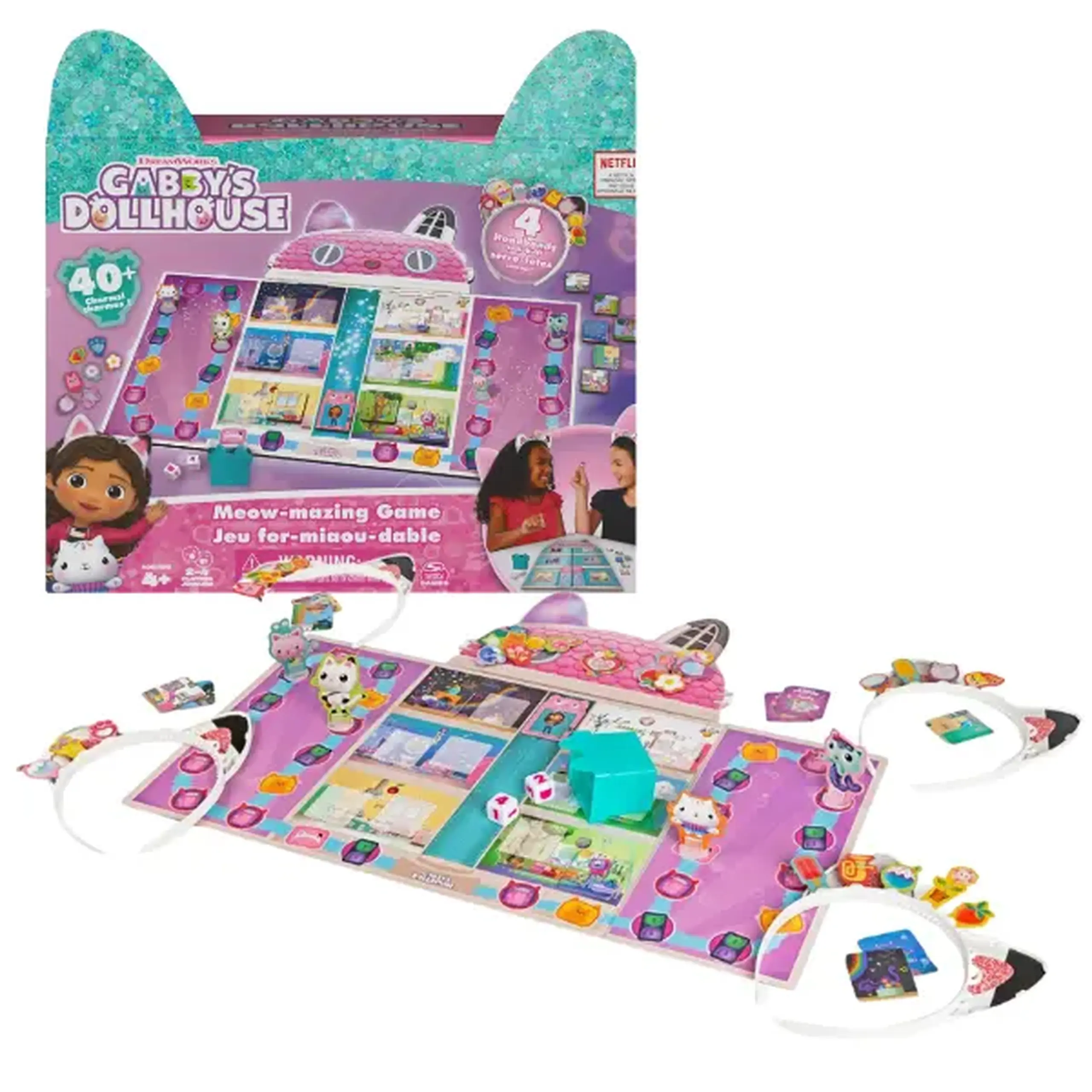 Joc de masă "Meow-Mazing", seria "Gabby’s Dollhouse"