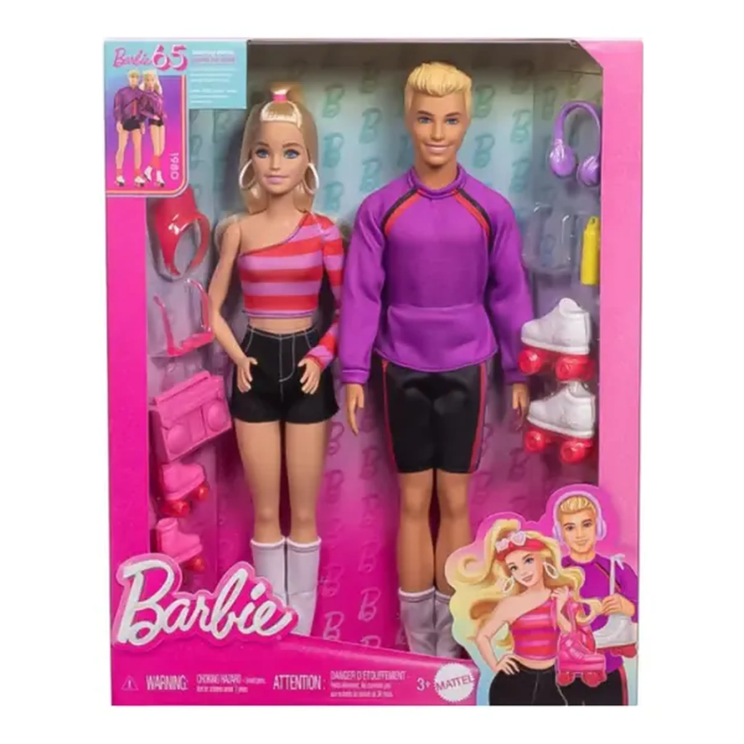 Set de păpuși Barbie și Ken, cu accesorii
