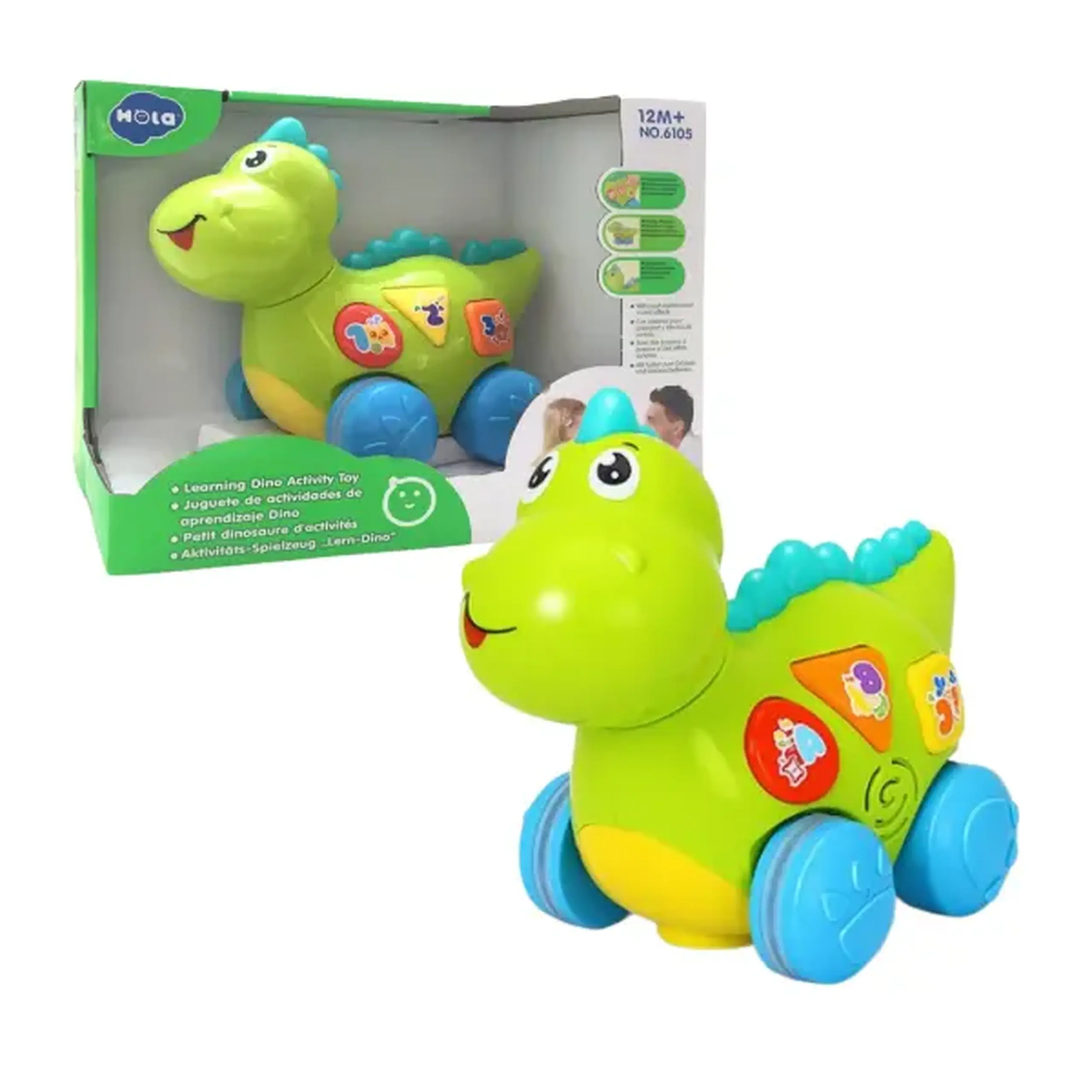 Jucarie interactiva "Dino" cu muzica si lumina