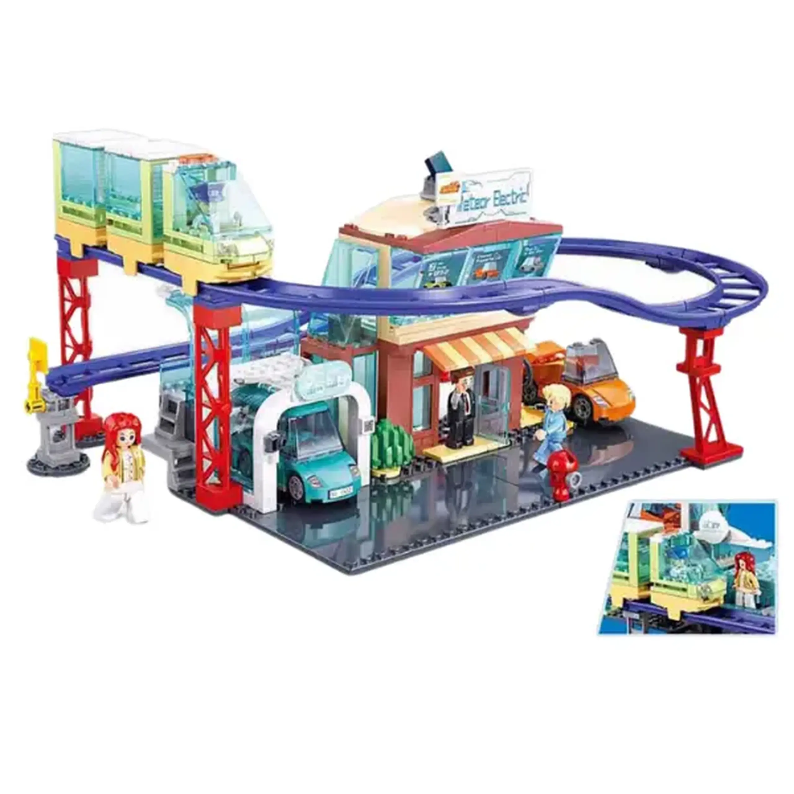 Set de construcție "Vehicul nou cu energie", 379 de elem.