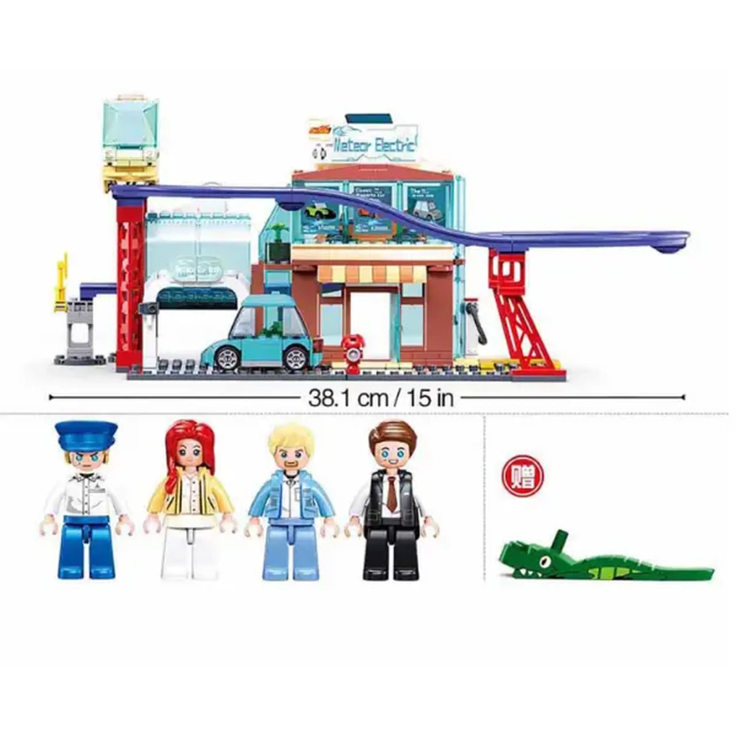 Set de construcție "Vehicul nou cu energie", 379 de elem.