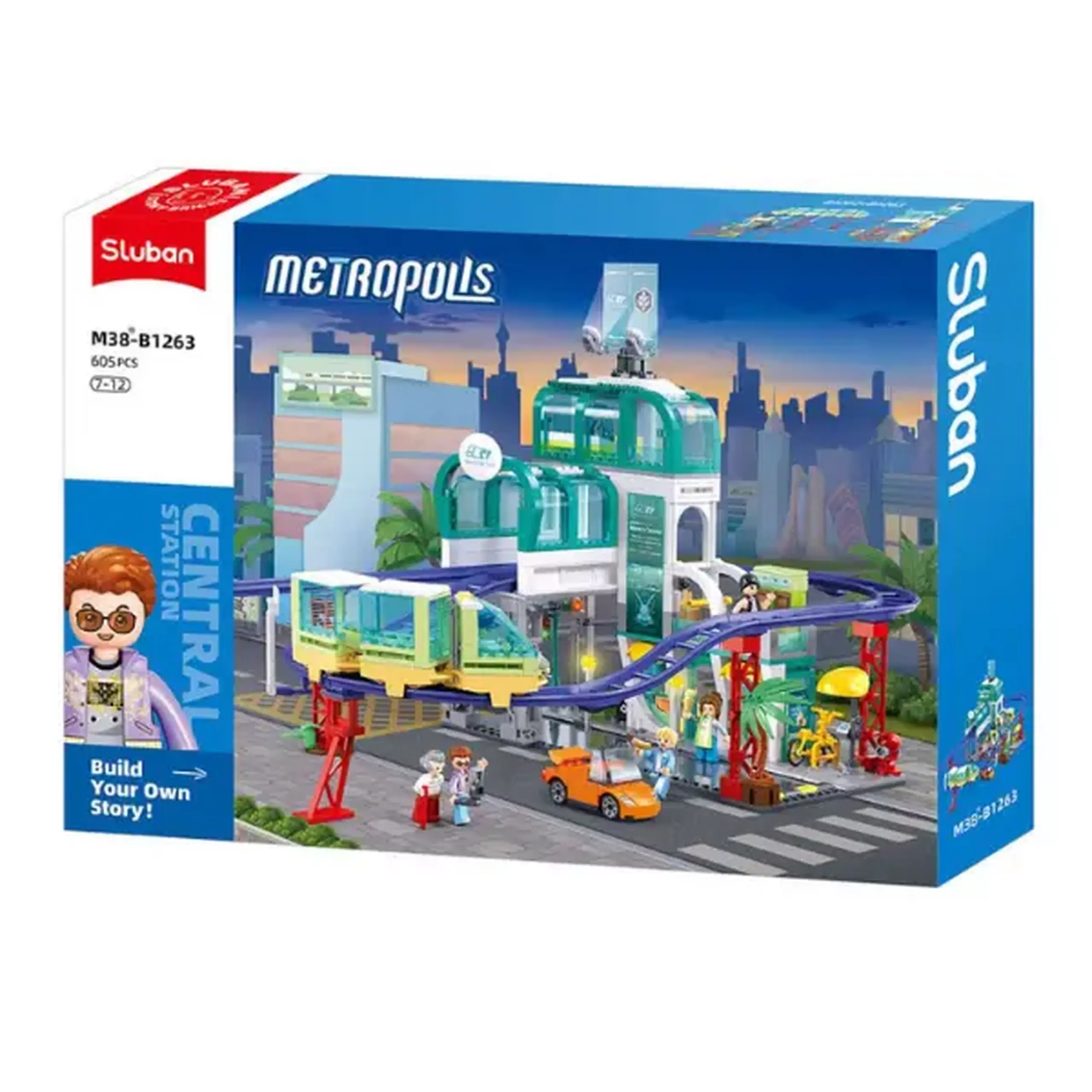 Construcția "Stația Centrală de Trenuri Metropolis", 605 elem.