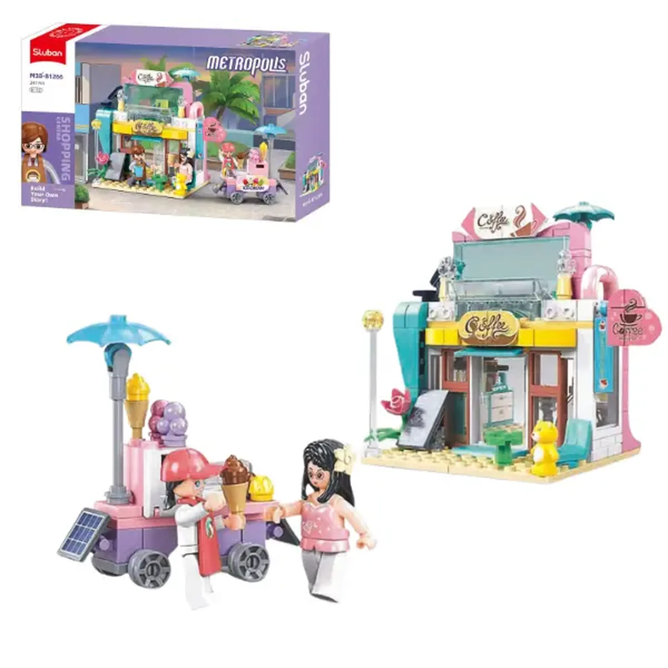 Set de construcție ”Slubucks”, 241 elem.