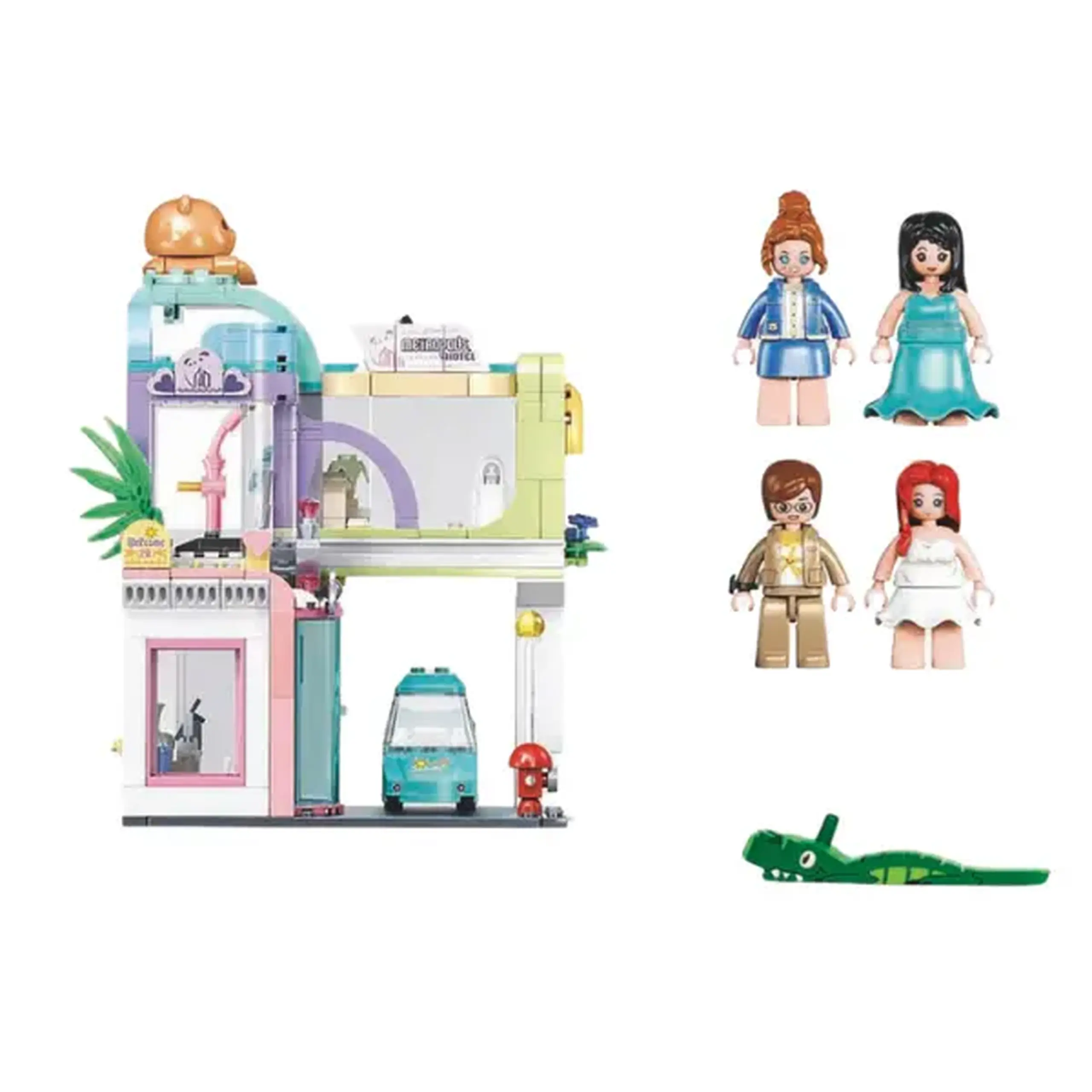 Set de construcție ”Crowne Hotel”, 435 elem.