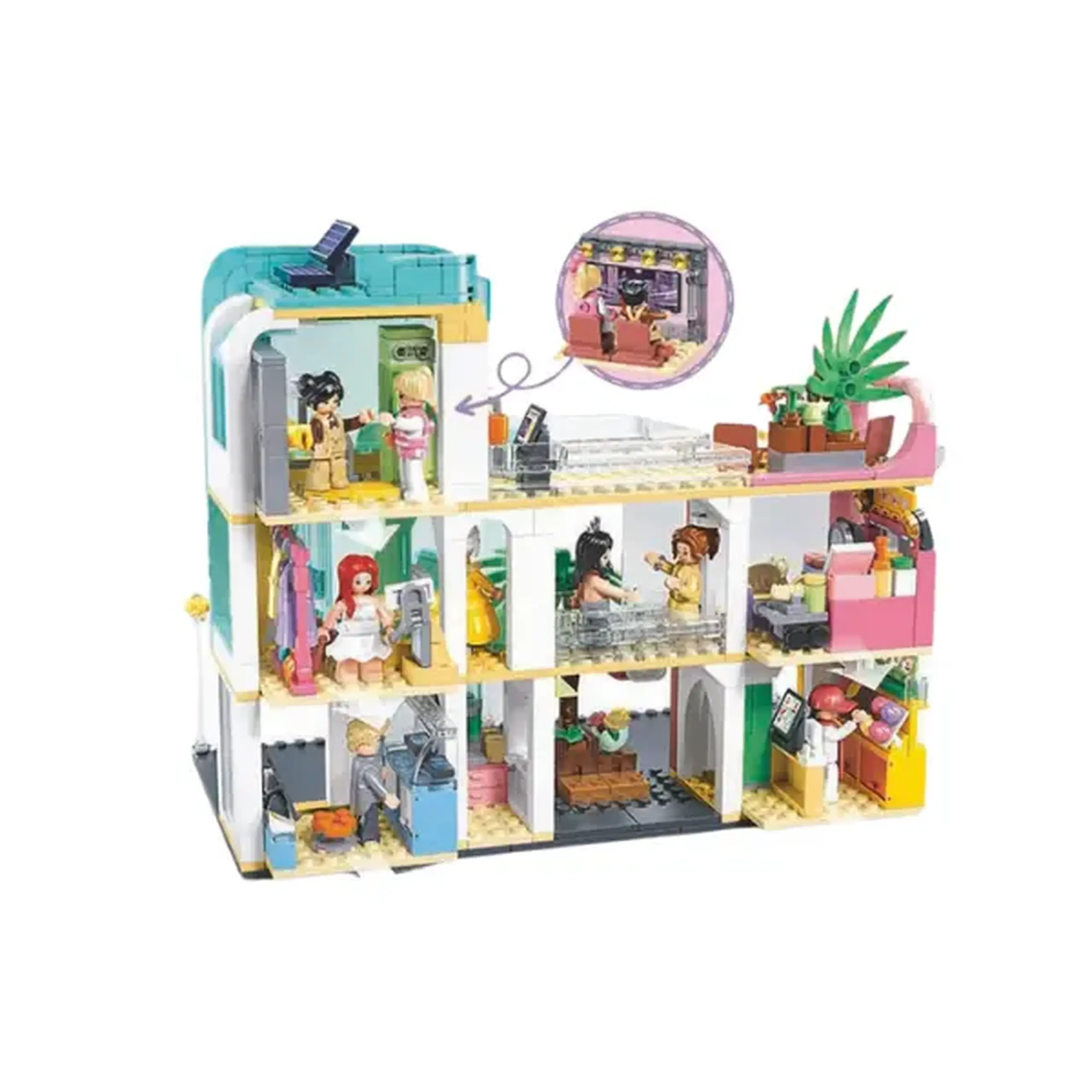 Set de construcție ”Magazinul D.C.”, 725 elem.
