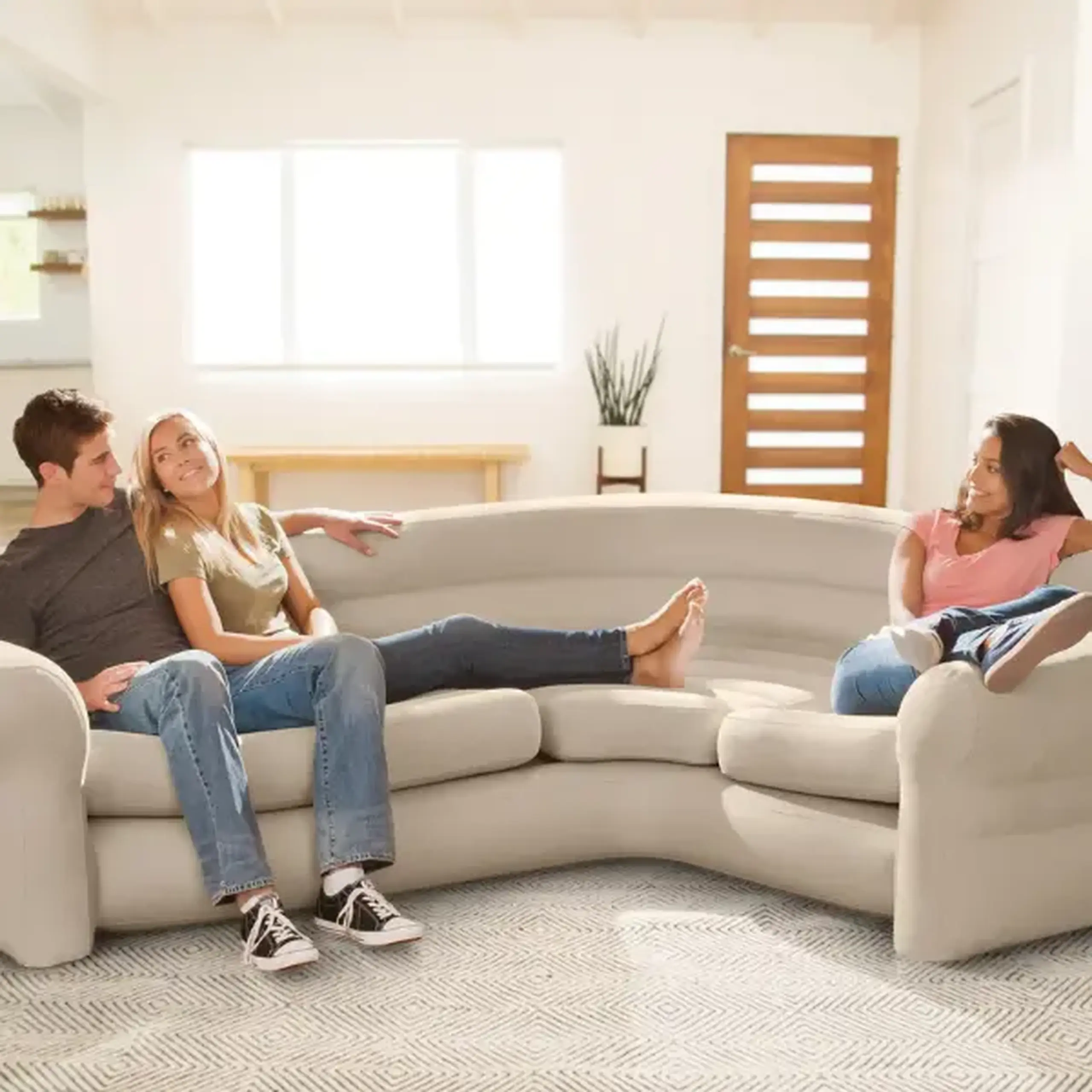 INTEX Canapea- colțar gonflabila "Corner Sofa" 257 x 203 x 76 cm
