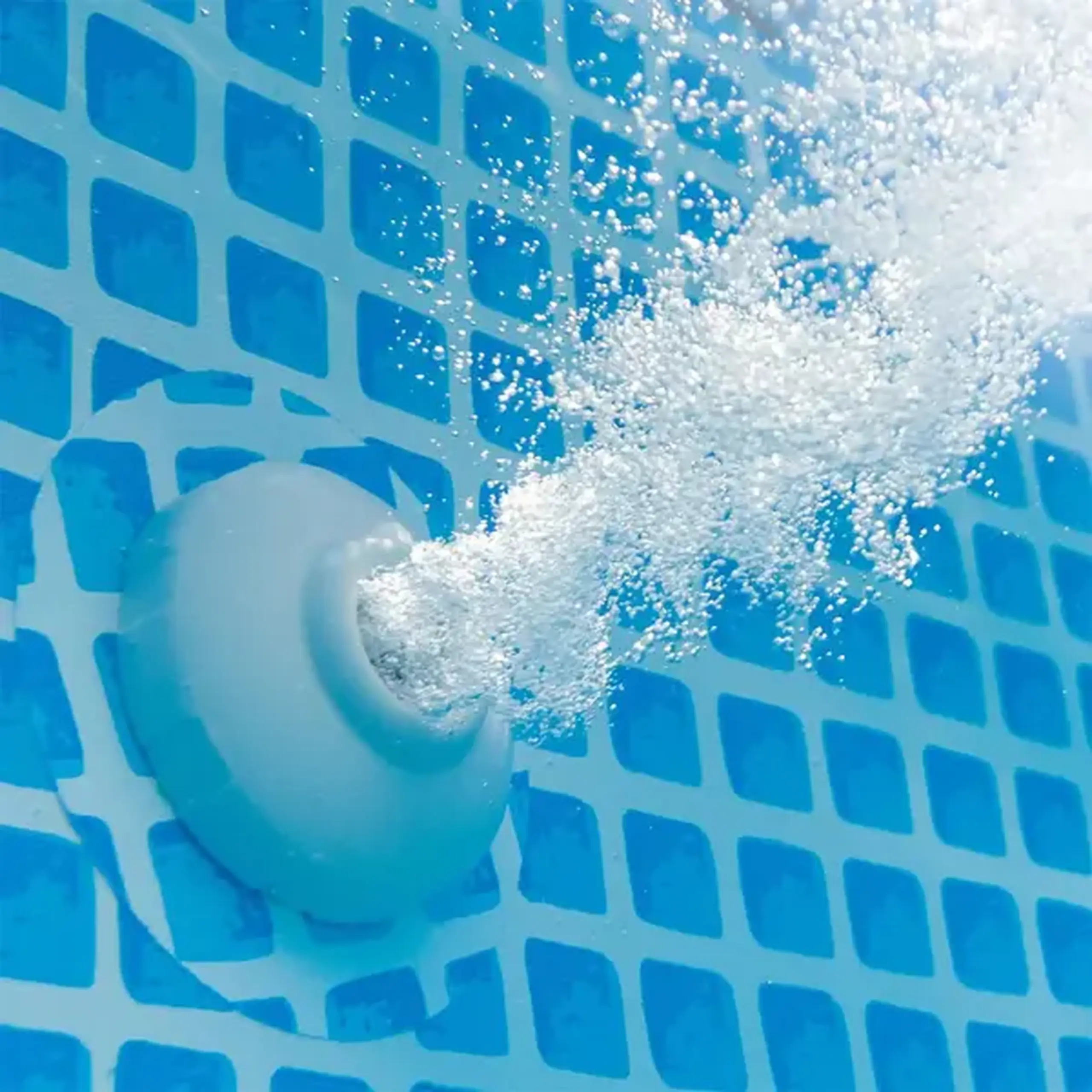 INTEX, CHEVRON PRISM FRAME RECTANGULAR POOL 400 x200 x 100 cm, 6836 L, cadru metalic, cu pompă de filtrare