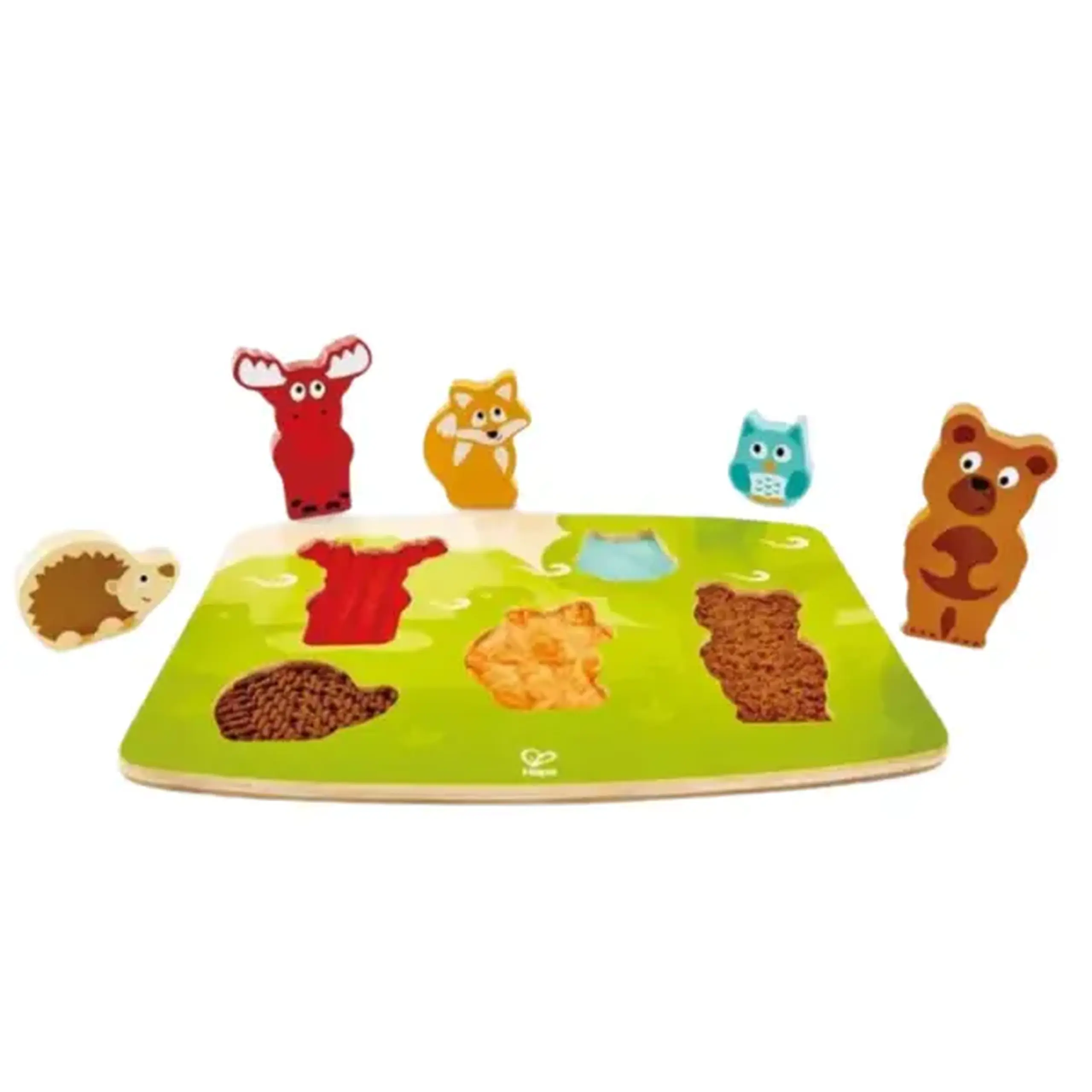 Puzzle tactil "Animale din pădure"