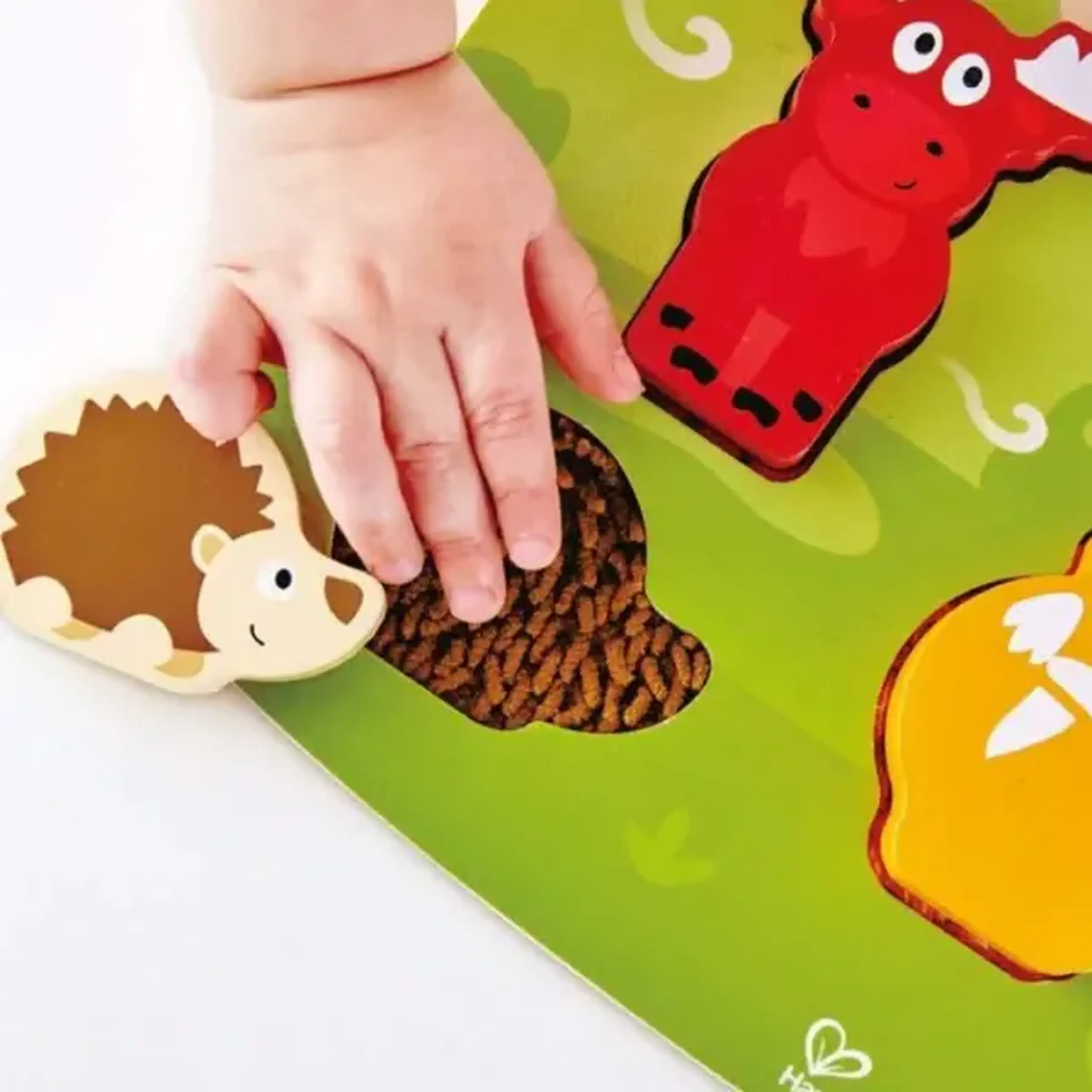 Puzzle tactil "Animale din pădure"