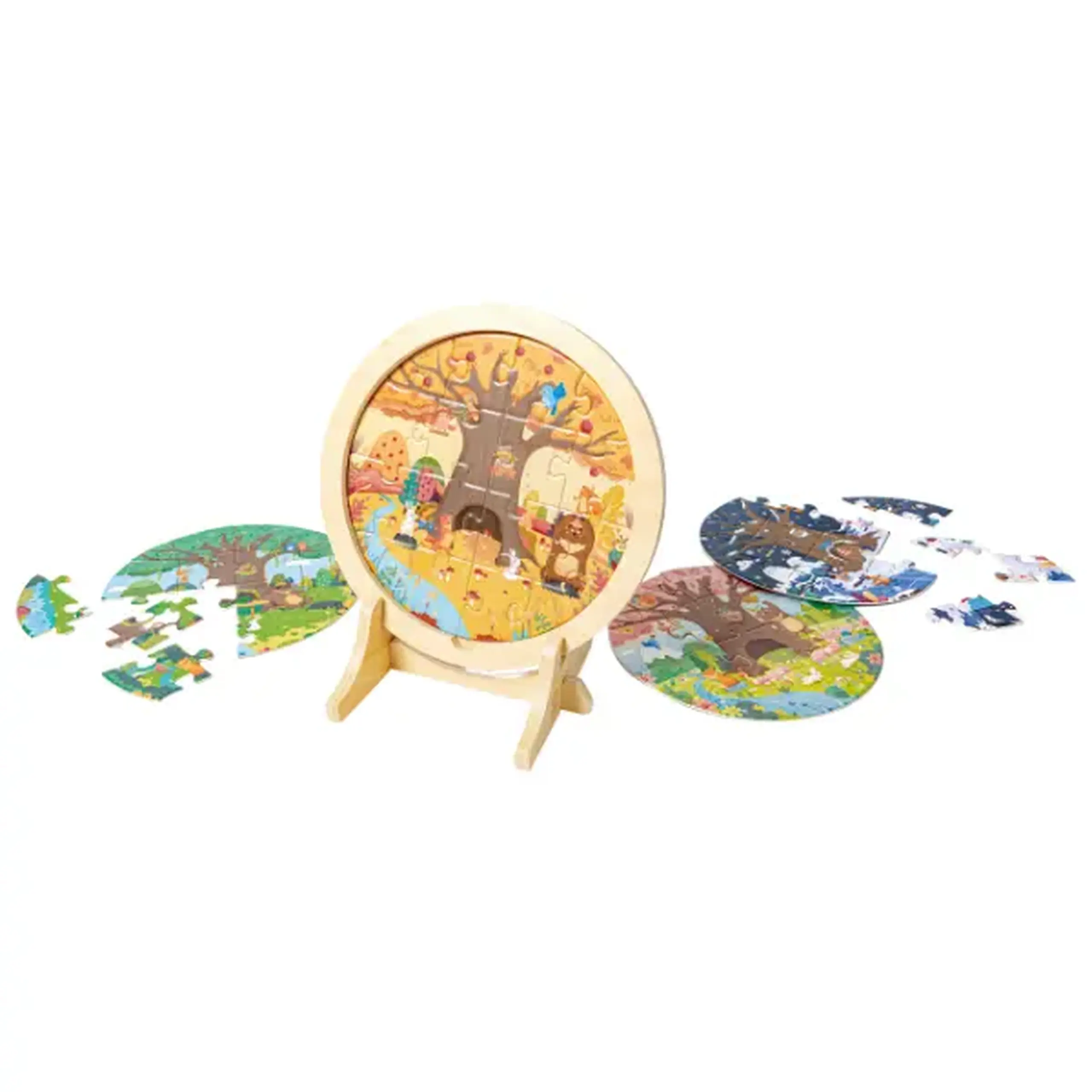 Puzzle "4 anotimpuri" (10+12+16+18 el.)