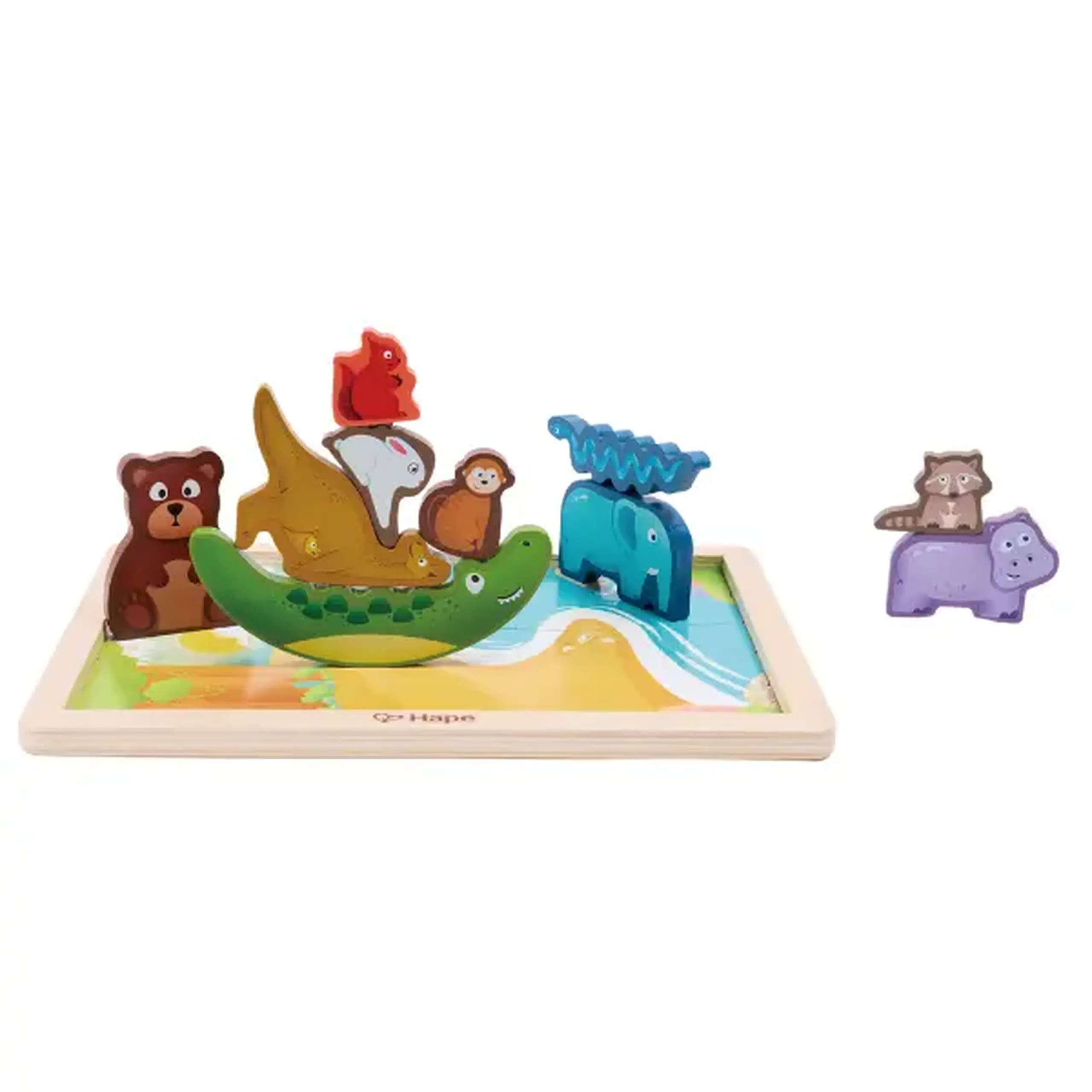 Puzzle "Regatul Animalelor", 16 piese