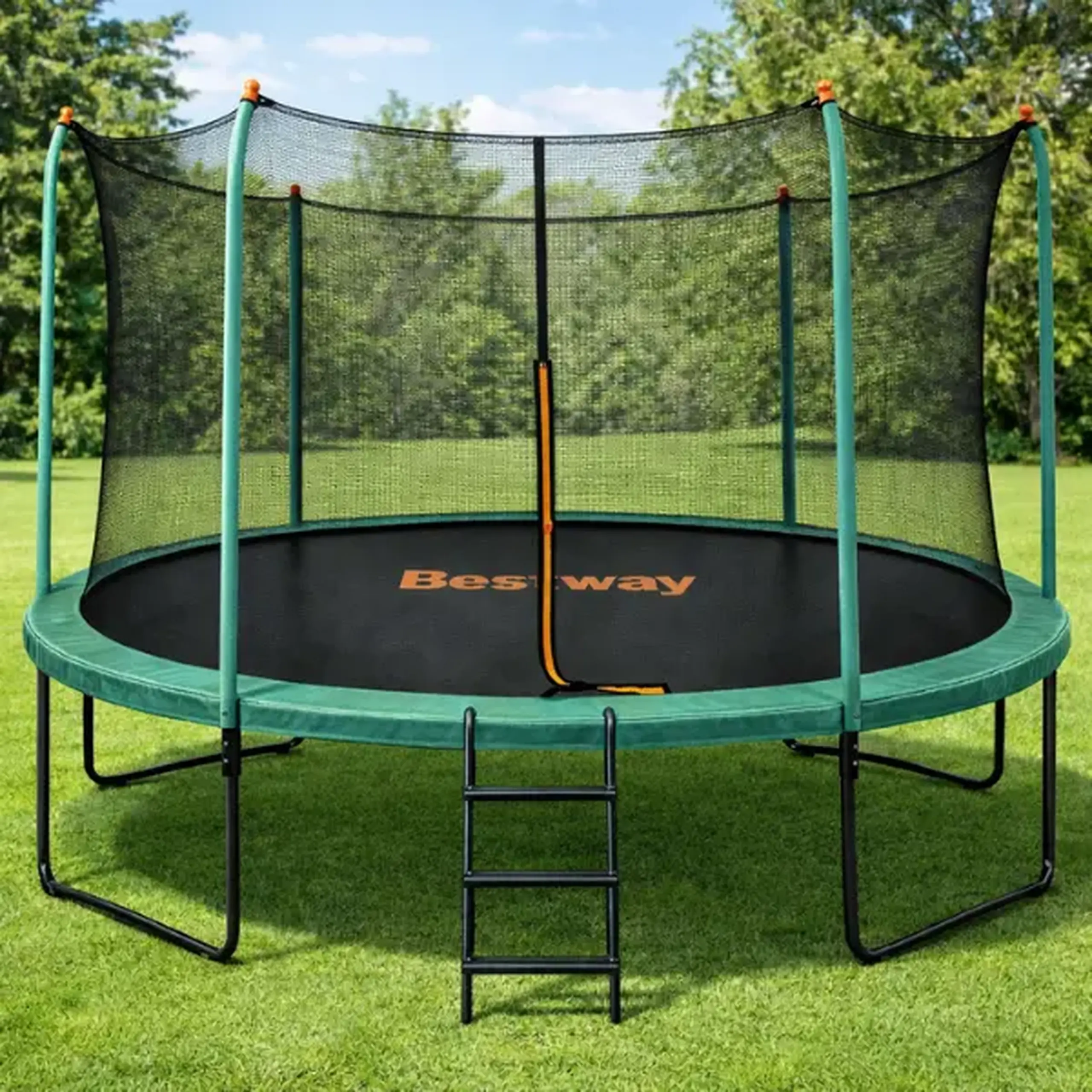 Bestway Trambulină cu arcuri și protecție Xtreme Air, 427 x 286 cm, până la 113 kg