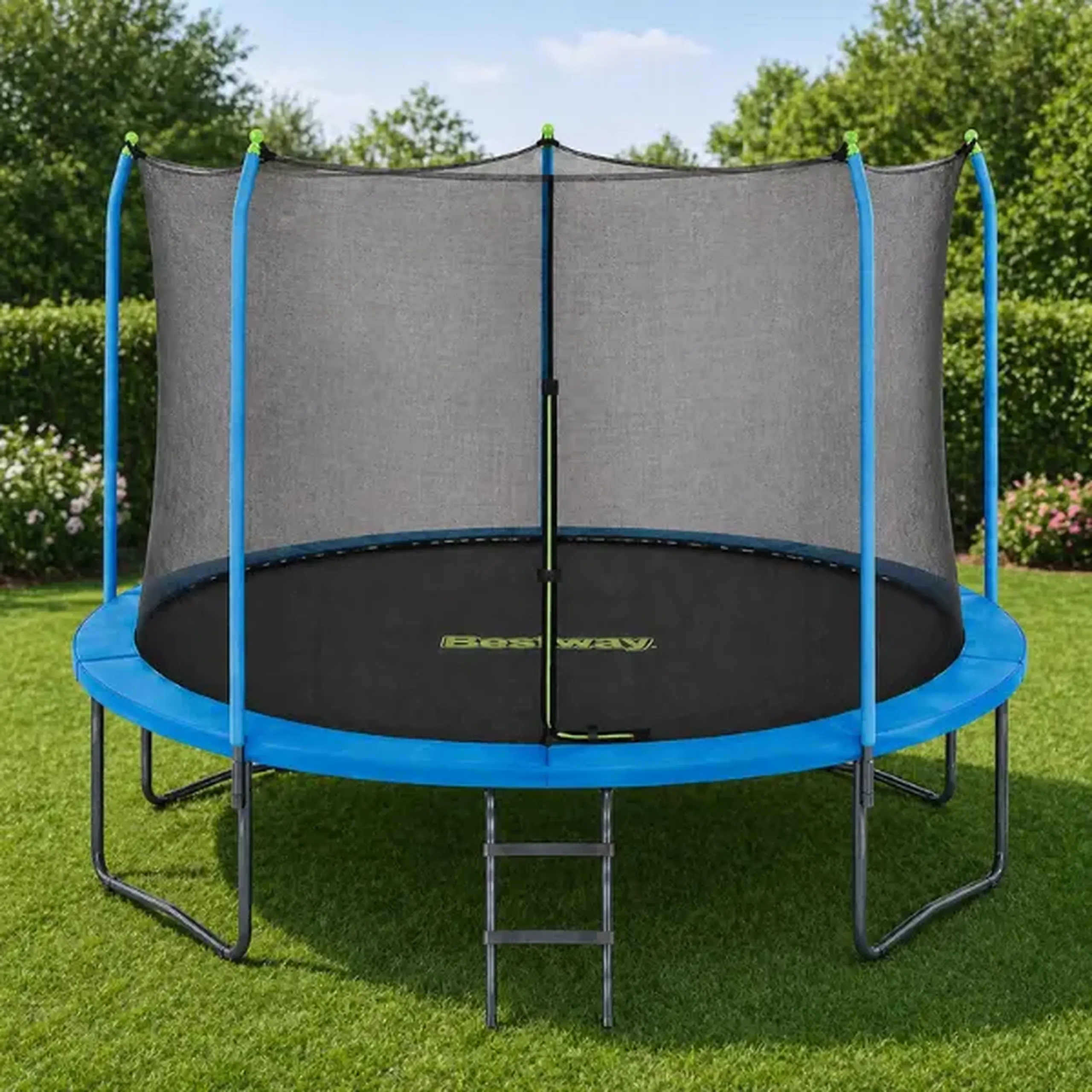 Bestway Trambulină cu arcuri și protecție Xtreme Air, 366 x 278 cm, până la 100 kg