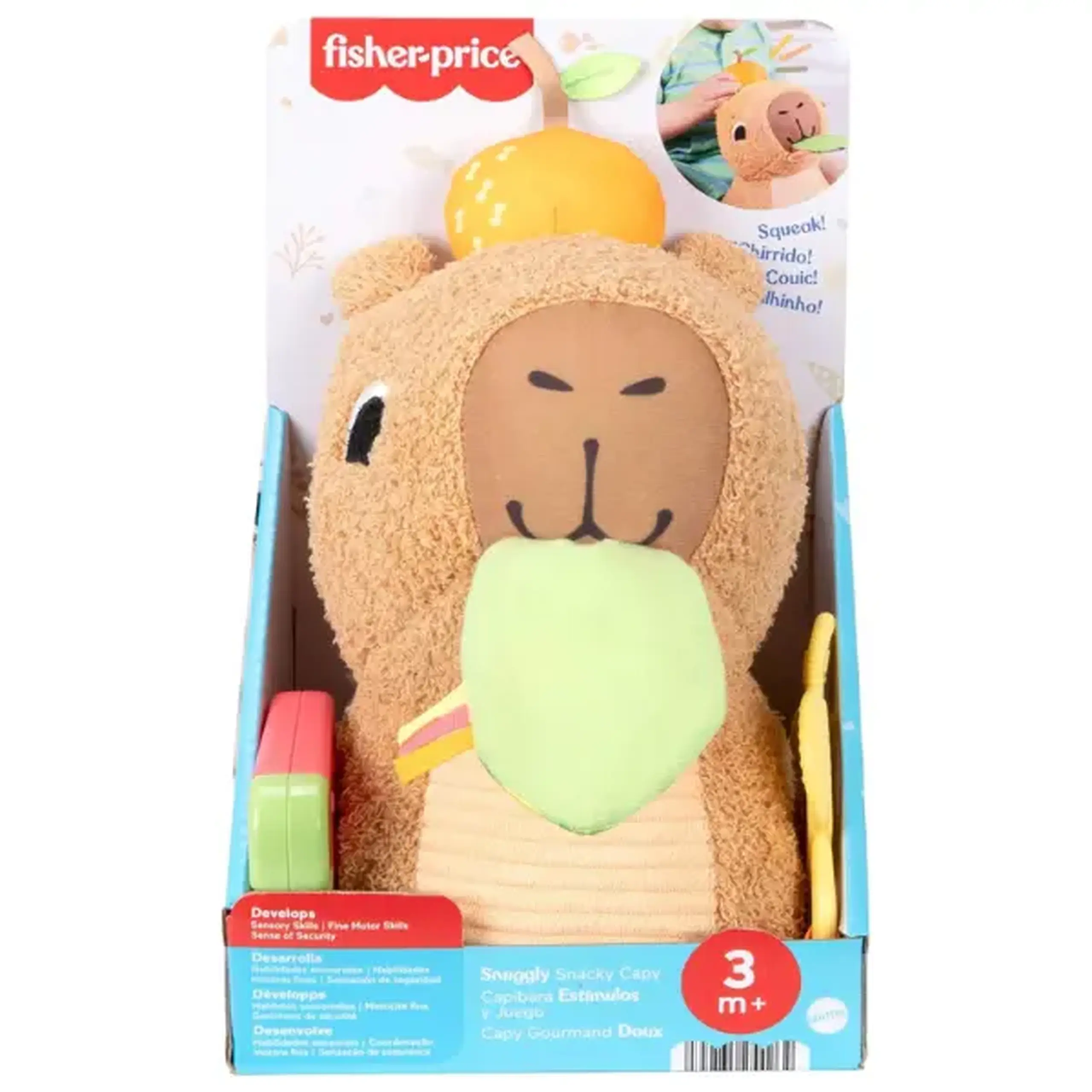 Jucărie din pluș "Capybara" de la Fisher-Price