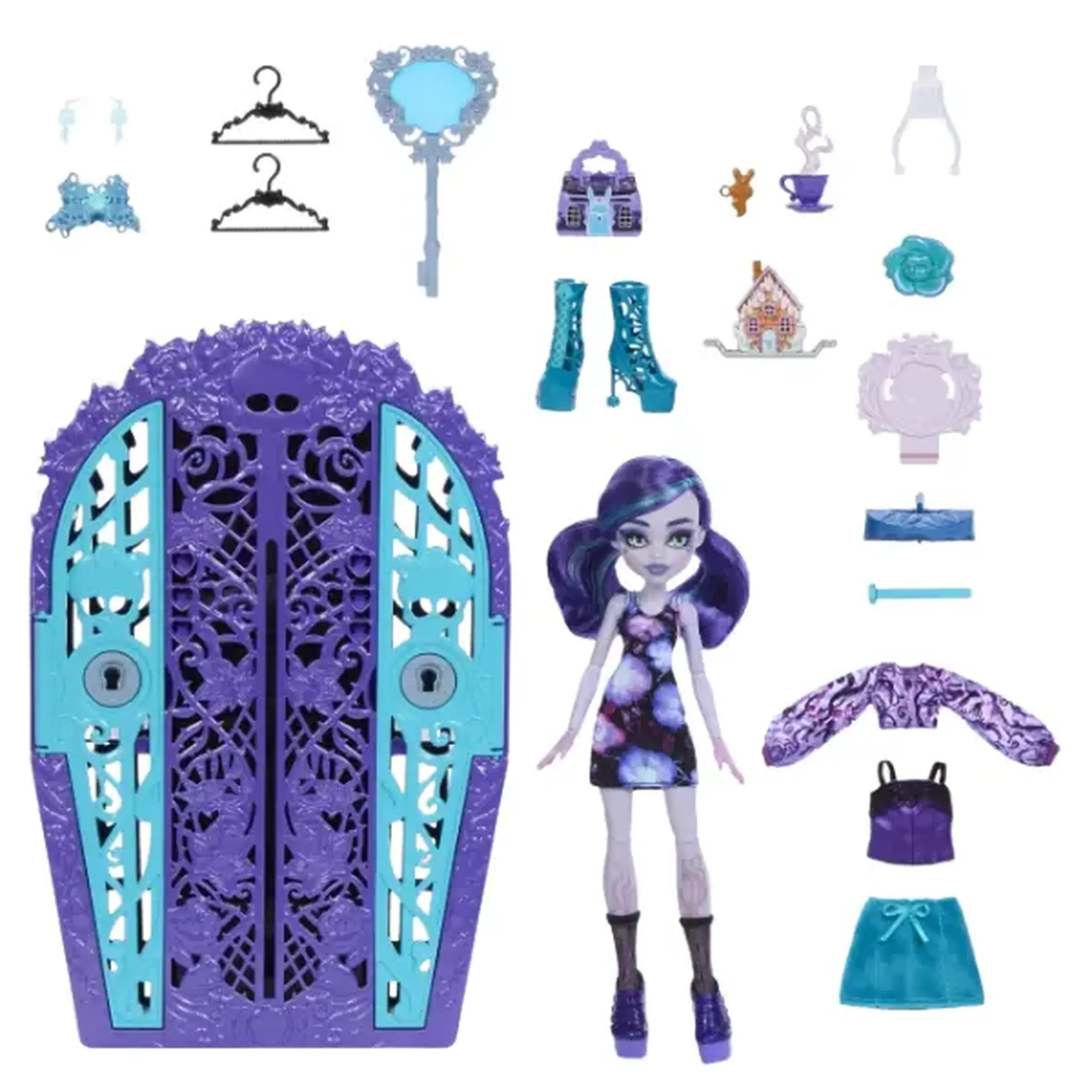 Set de joc Monster High "Twyla și misterele grădinii"