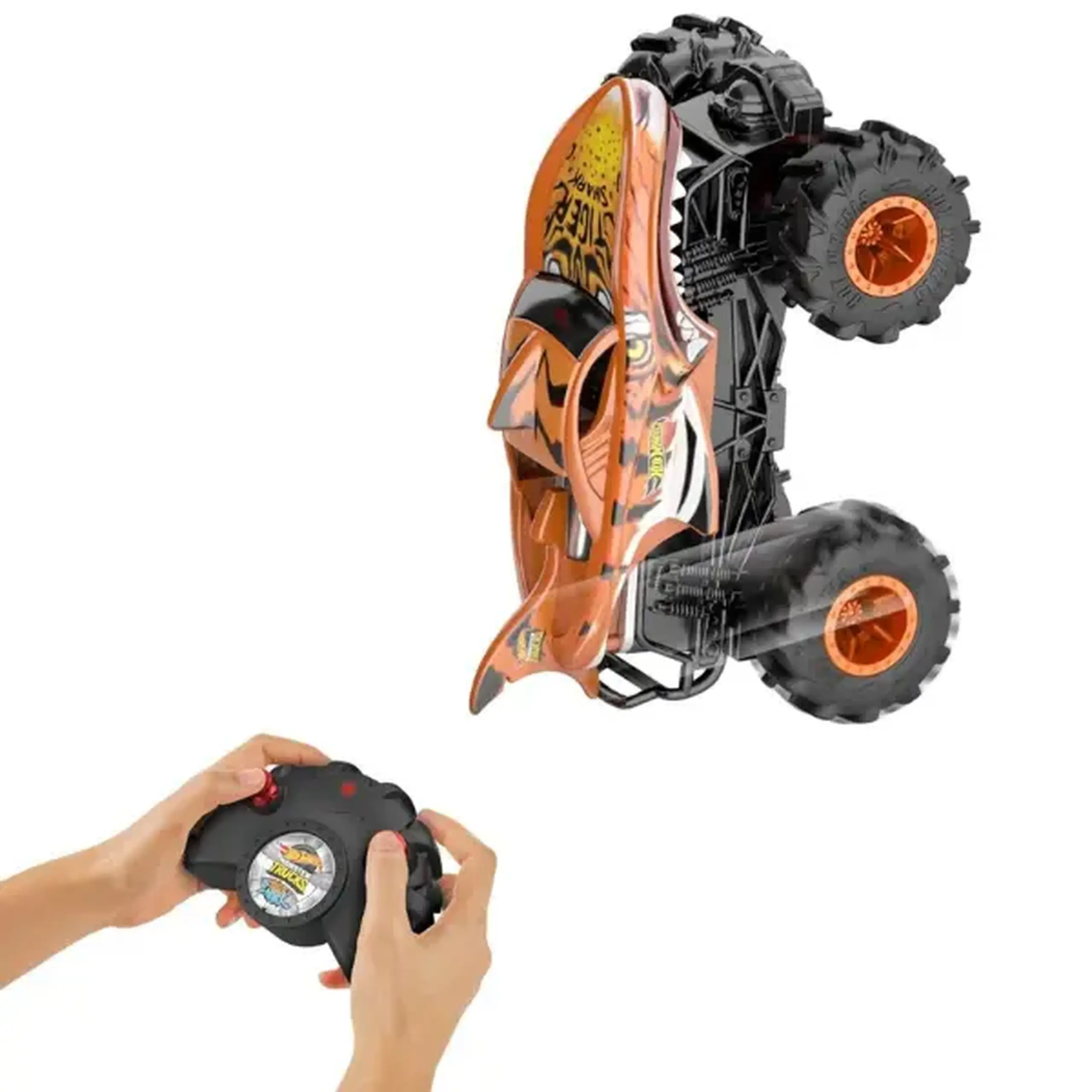 Hot Wheels Monster Truck 1:24 "Rechinul Tigru de Neoprit"