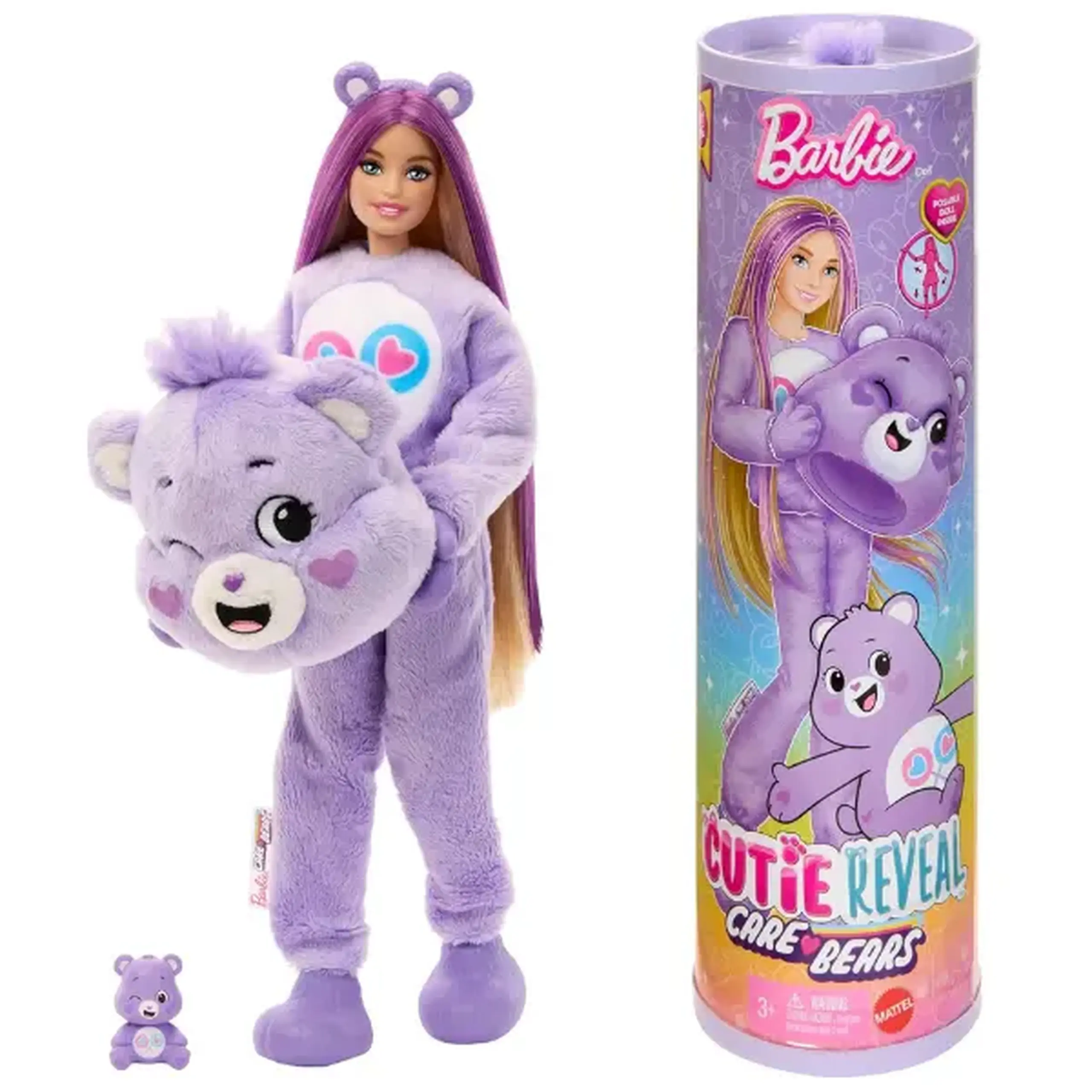 Păpușa Barbie Cutie Reveal "Barbie în costum de pluș de ursuleț"