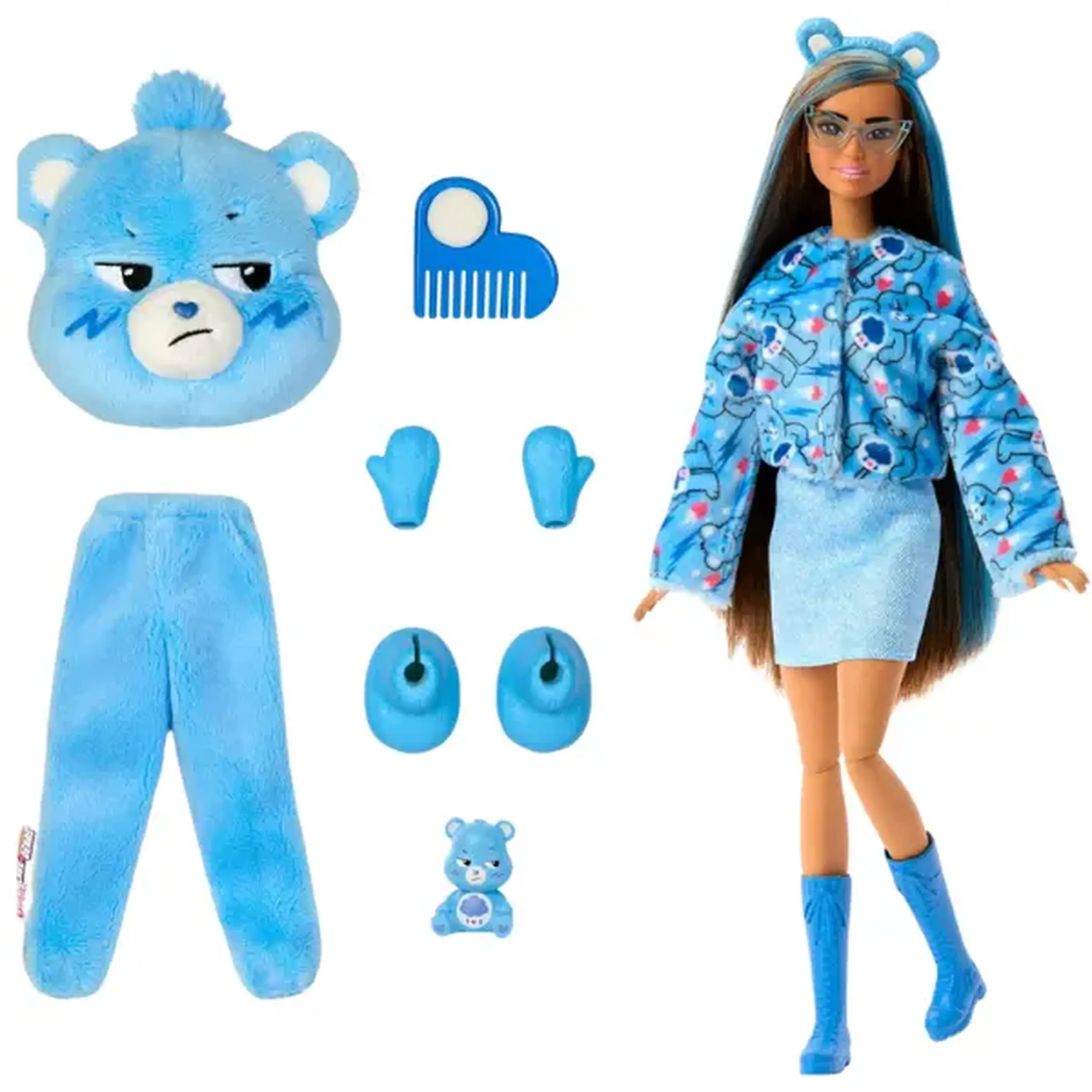 Păpușa Barbie Cutie Reveal "Barbie în costum de pluș de ursuleț"