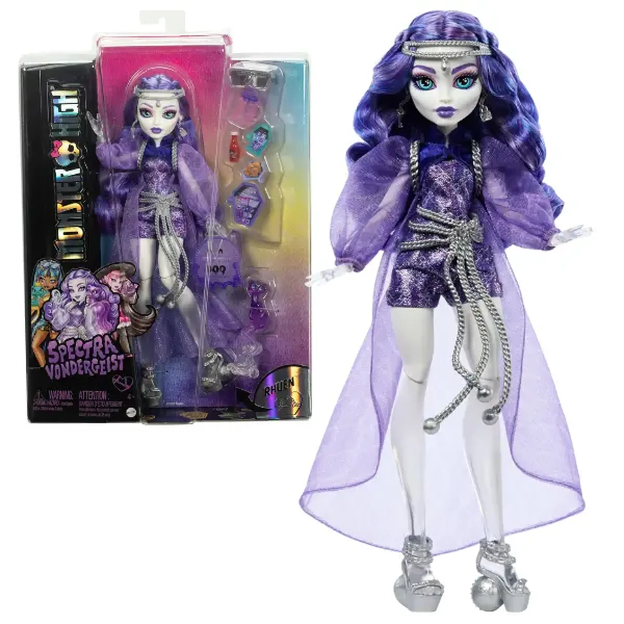 Set de joc Monster High "Spectra Vondergeist", cu accesorii