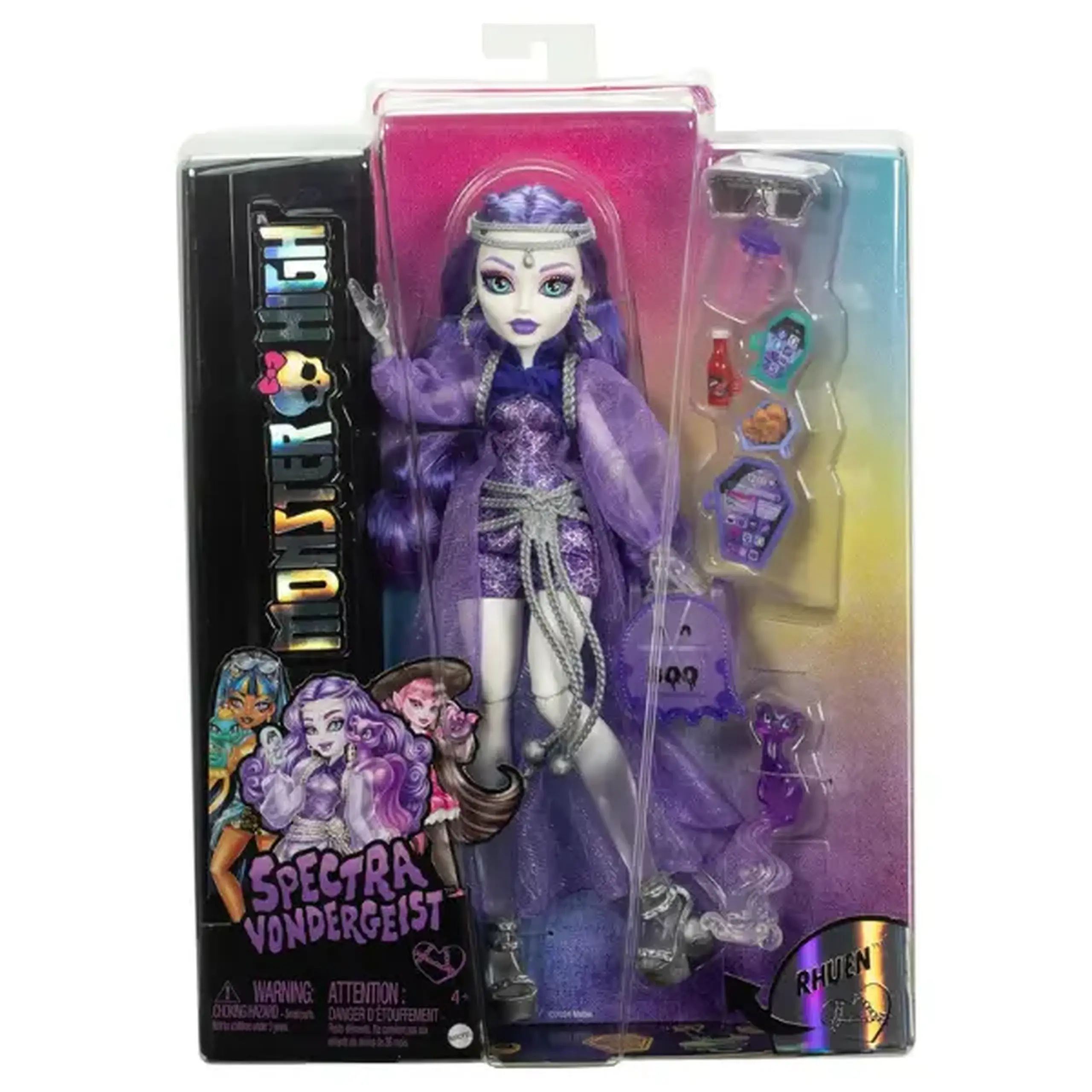 Set de joc Monster High "Spectra Vondergeist", cu accesorii