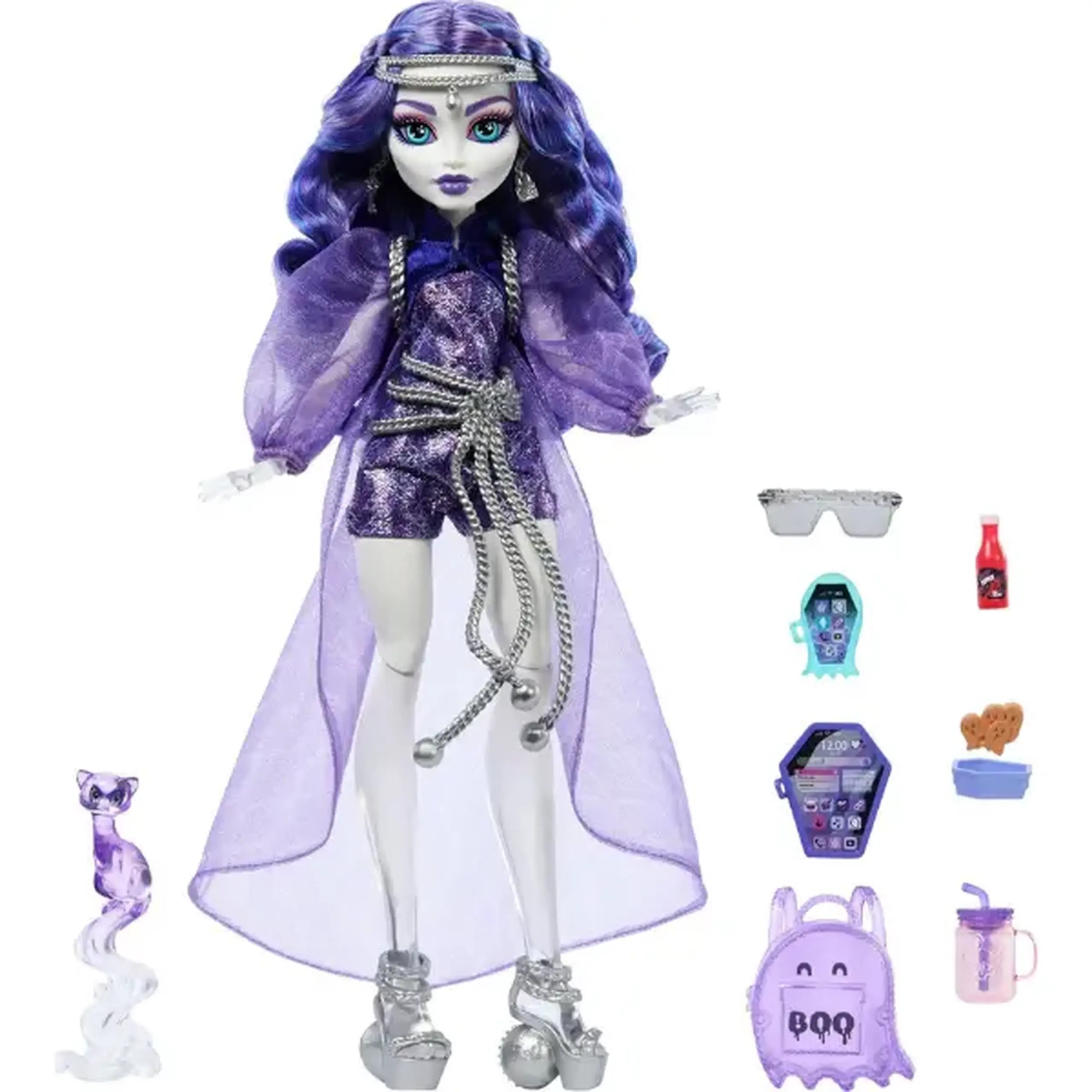 Set de joc Monster High "Spectra Vondergeist", cu accesorii