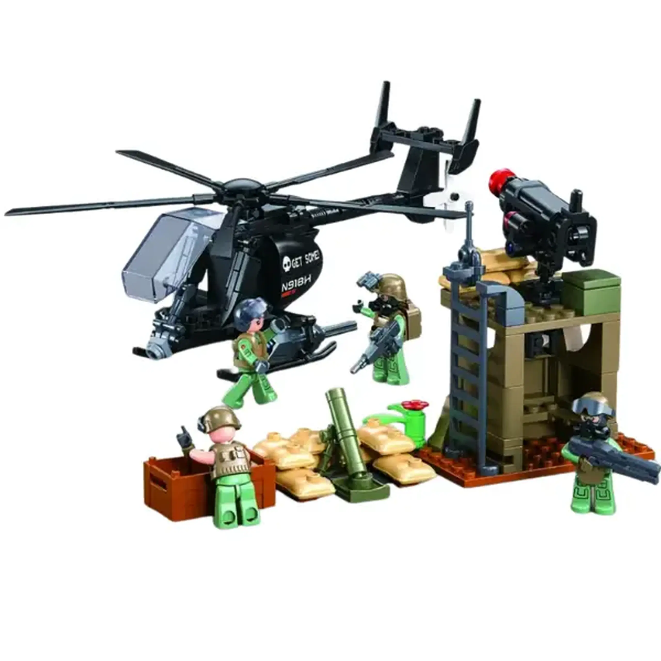Set de construcție "Vehicule militare", 744 elem.