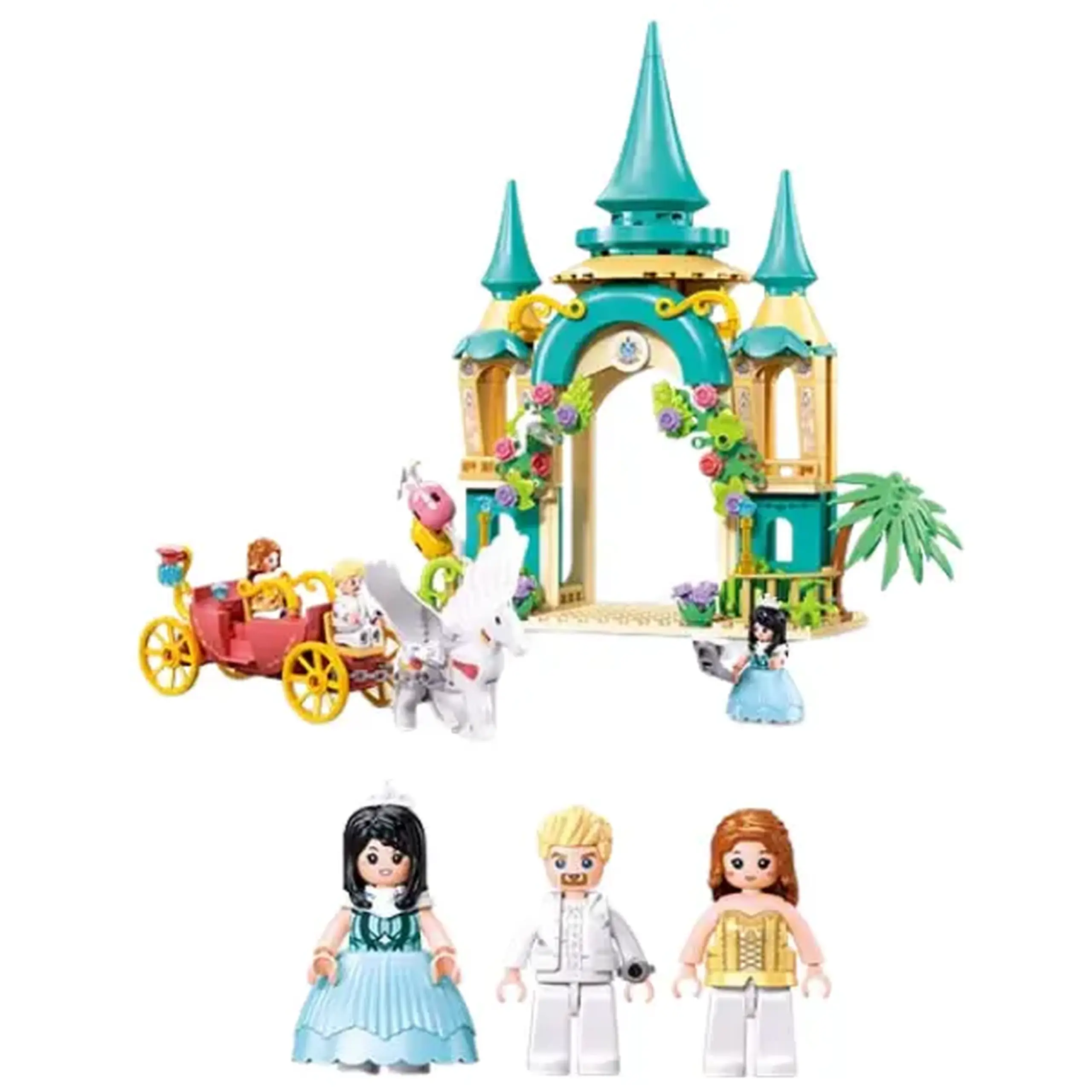 Set de construcție "Castel cu trăsură", 288 elem.