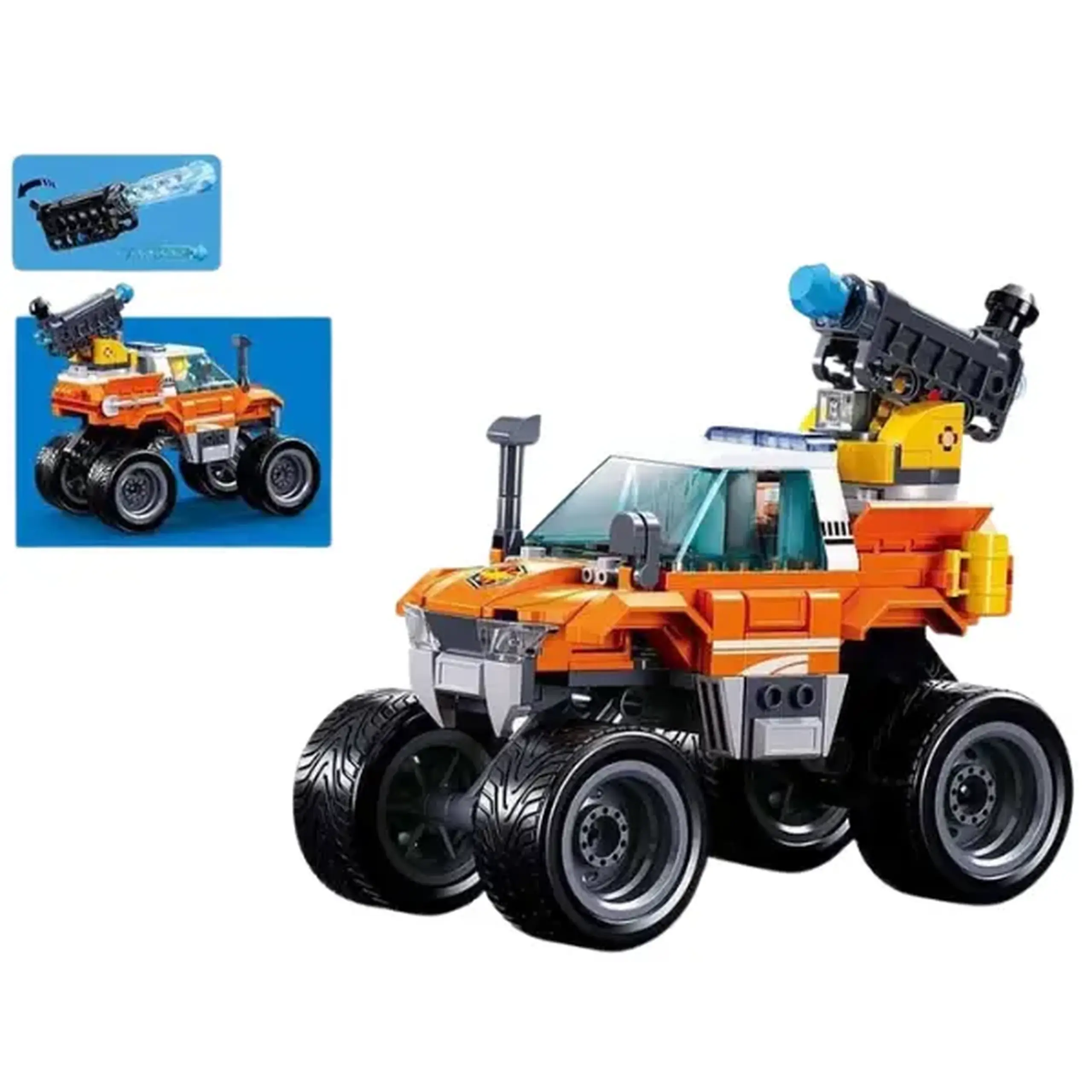 Set de construcție ”Vehicul de salvare 2 în 1”, 272 elem.