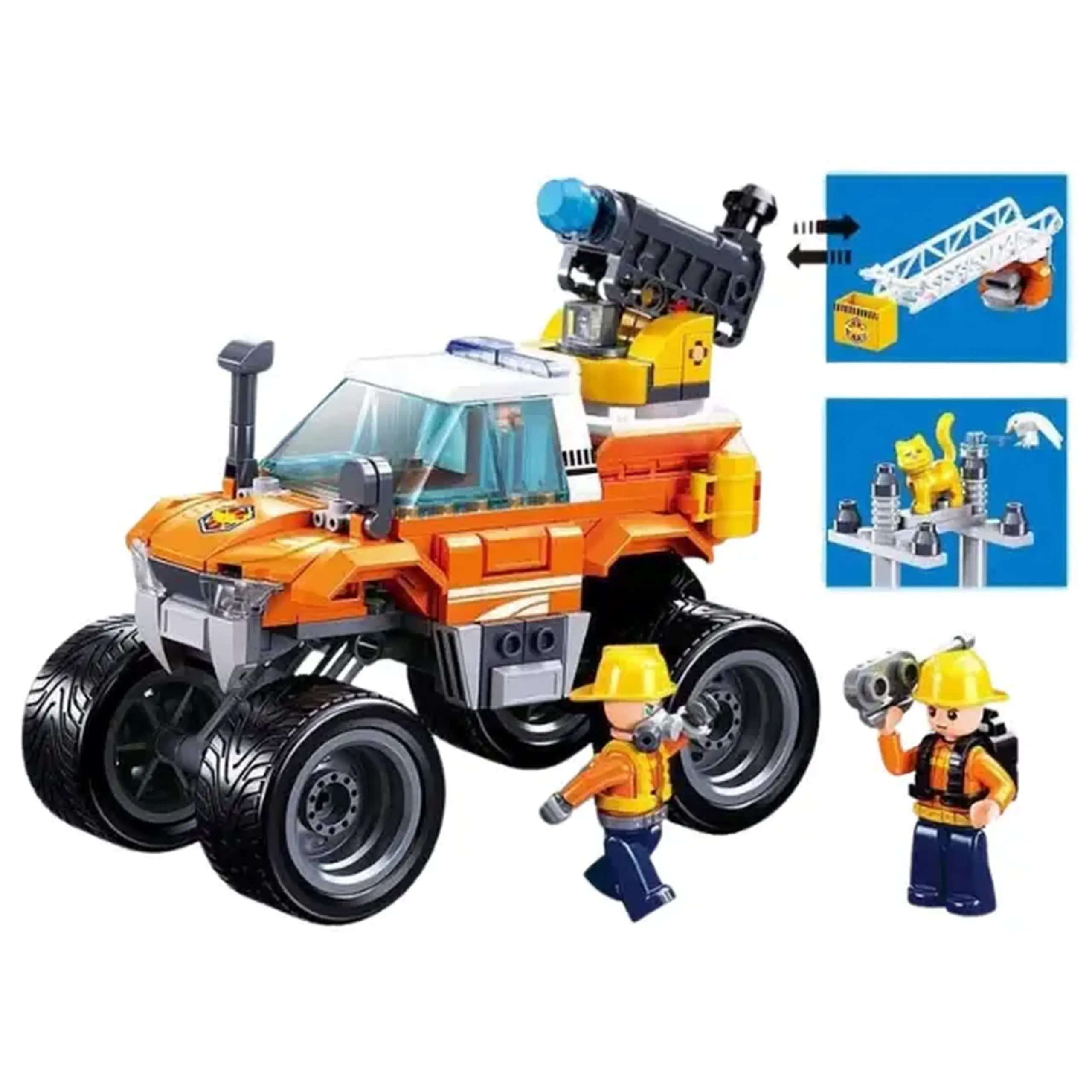 Set de construcție ”Vehicul de salvare 2 în 1”, 272 elem.